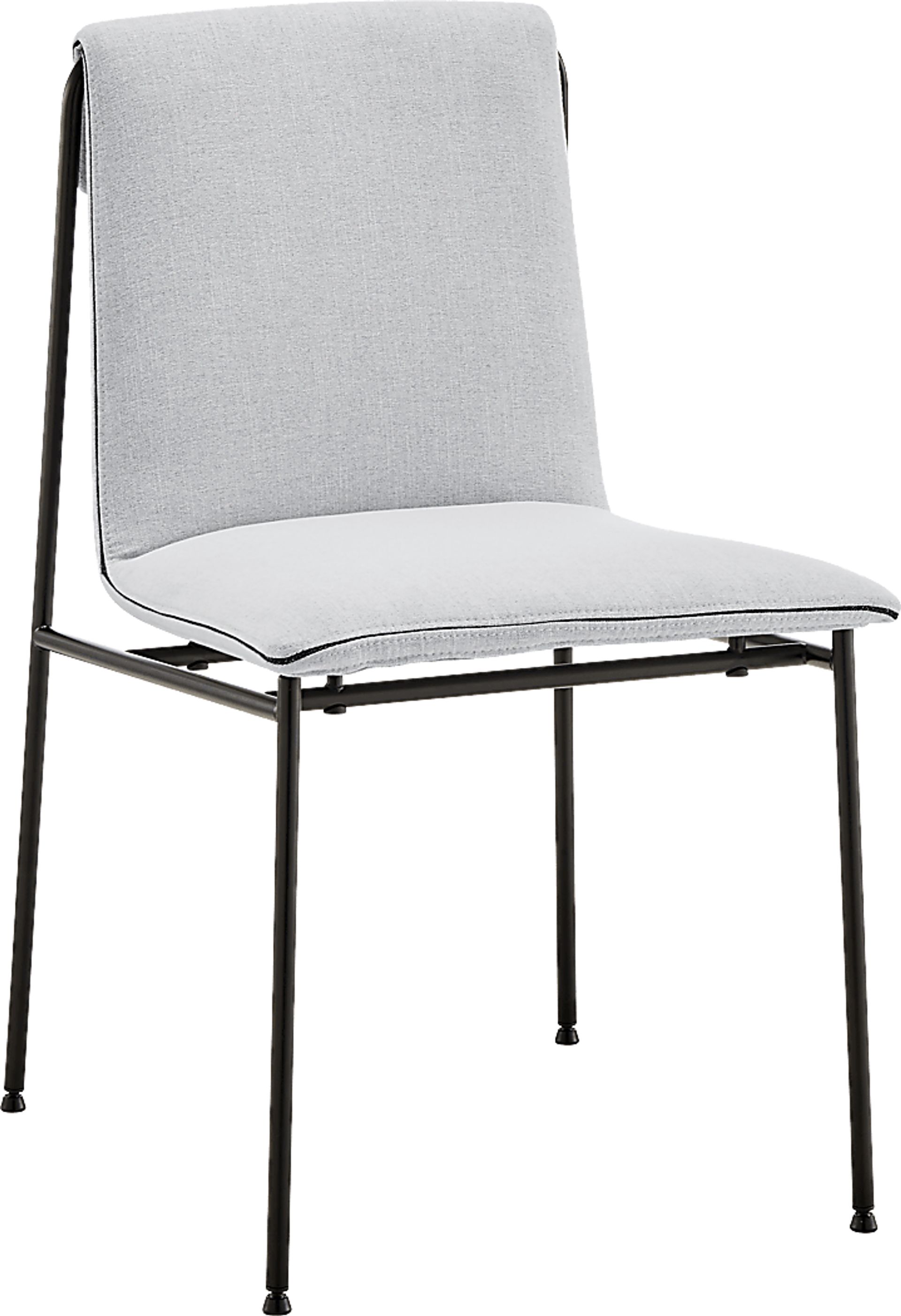 Dagnall Light Gray Dining Chair, Set of 2 - Image 3