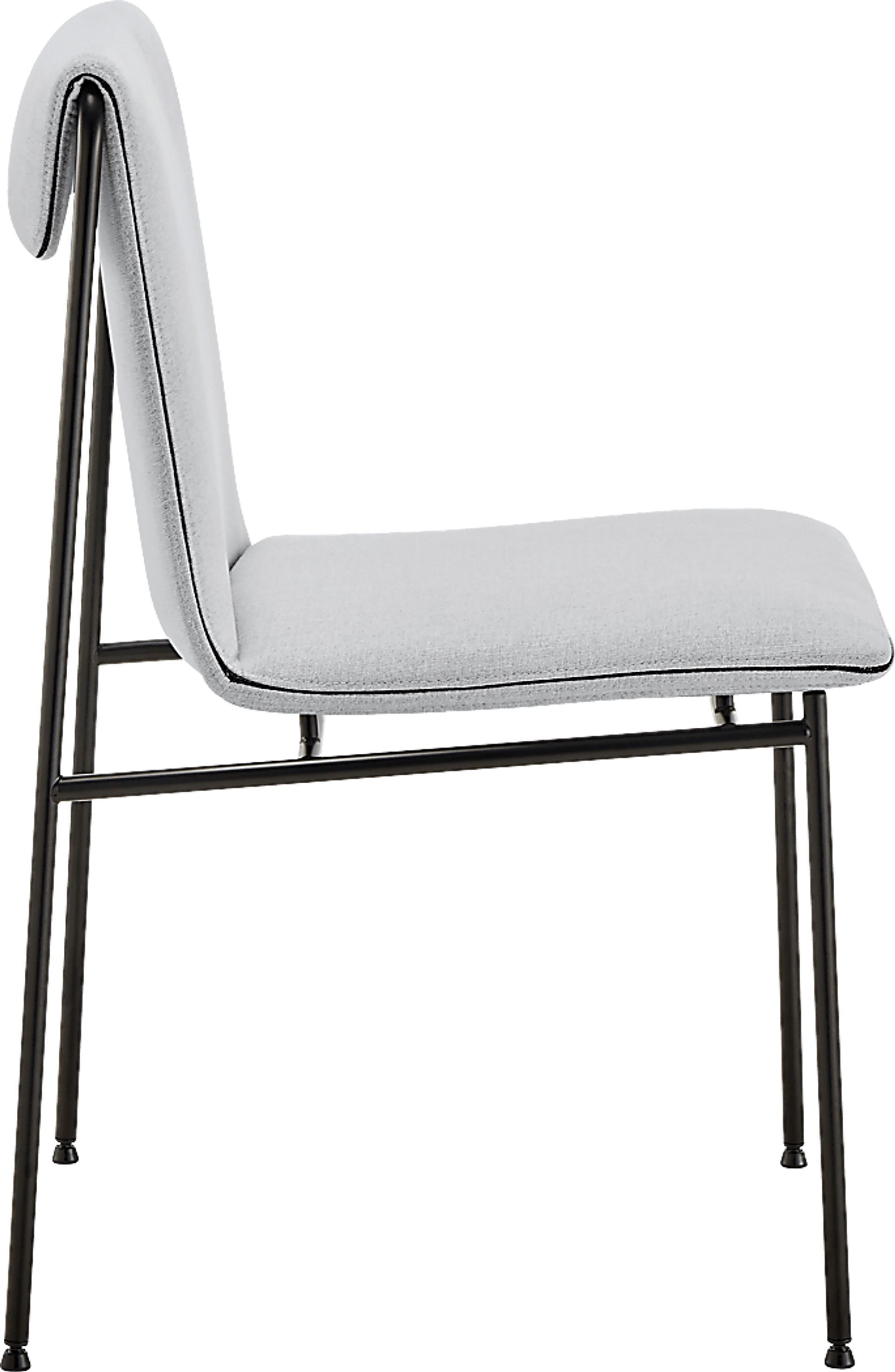 Dagnall Light Gray Dining Chair, Set of 2 - Image 4