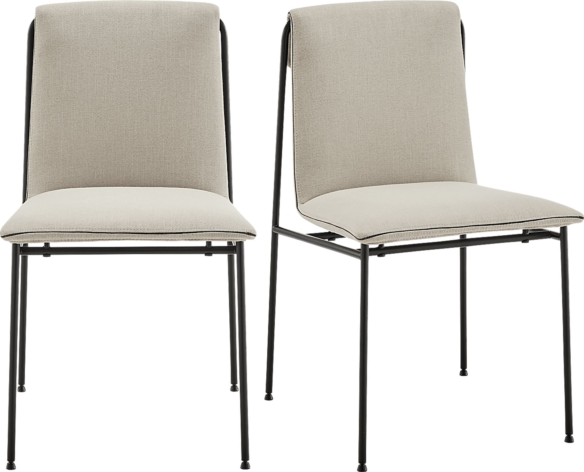 Dagnall Tan Dining Chair, Set of 2 - Image 1