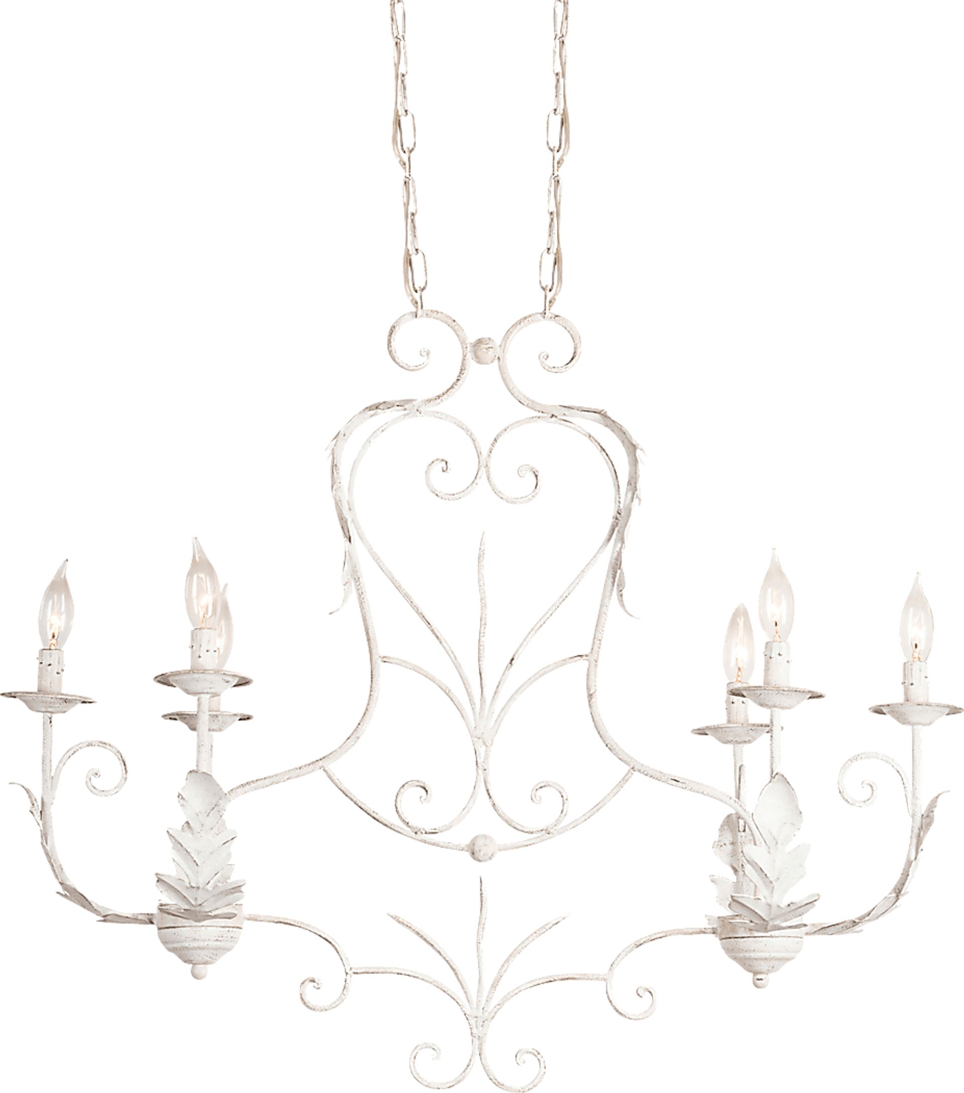 Dahlilia White Chandelier - Image 1