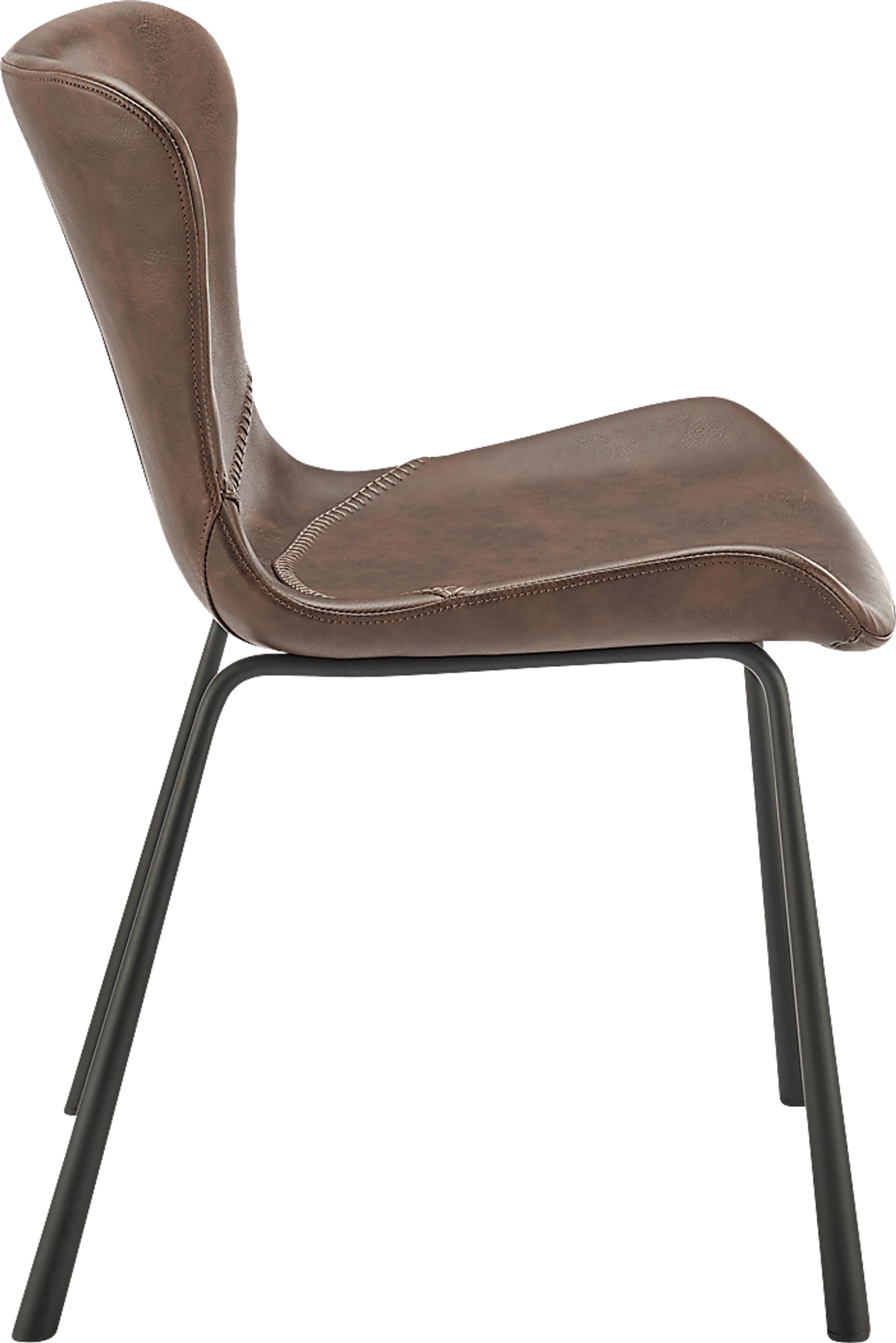 Daigle Brown Dining Chair, Set of 2 - Image 4