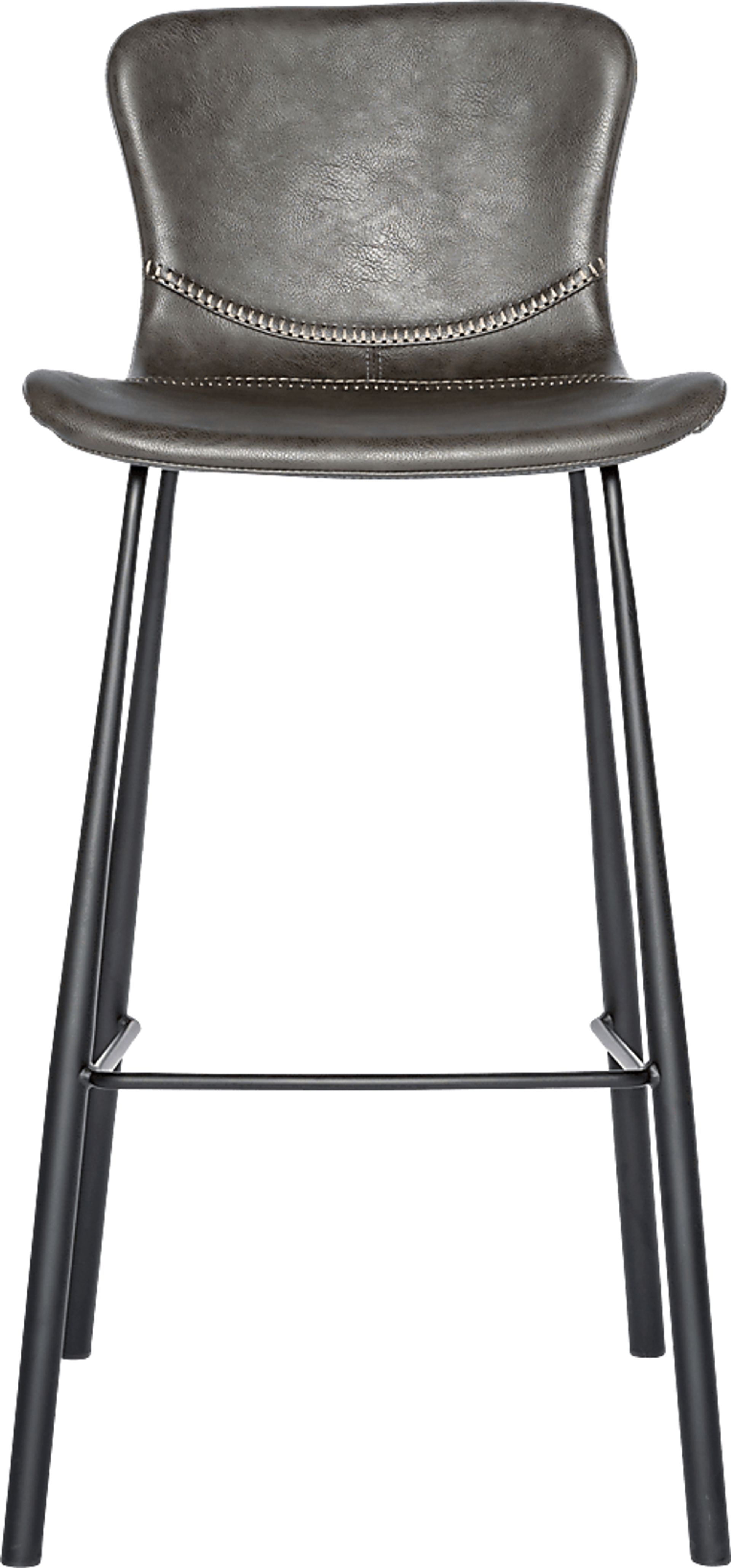 Daigle Dark Gray Barstool, Set of 2 - Image 6