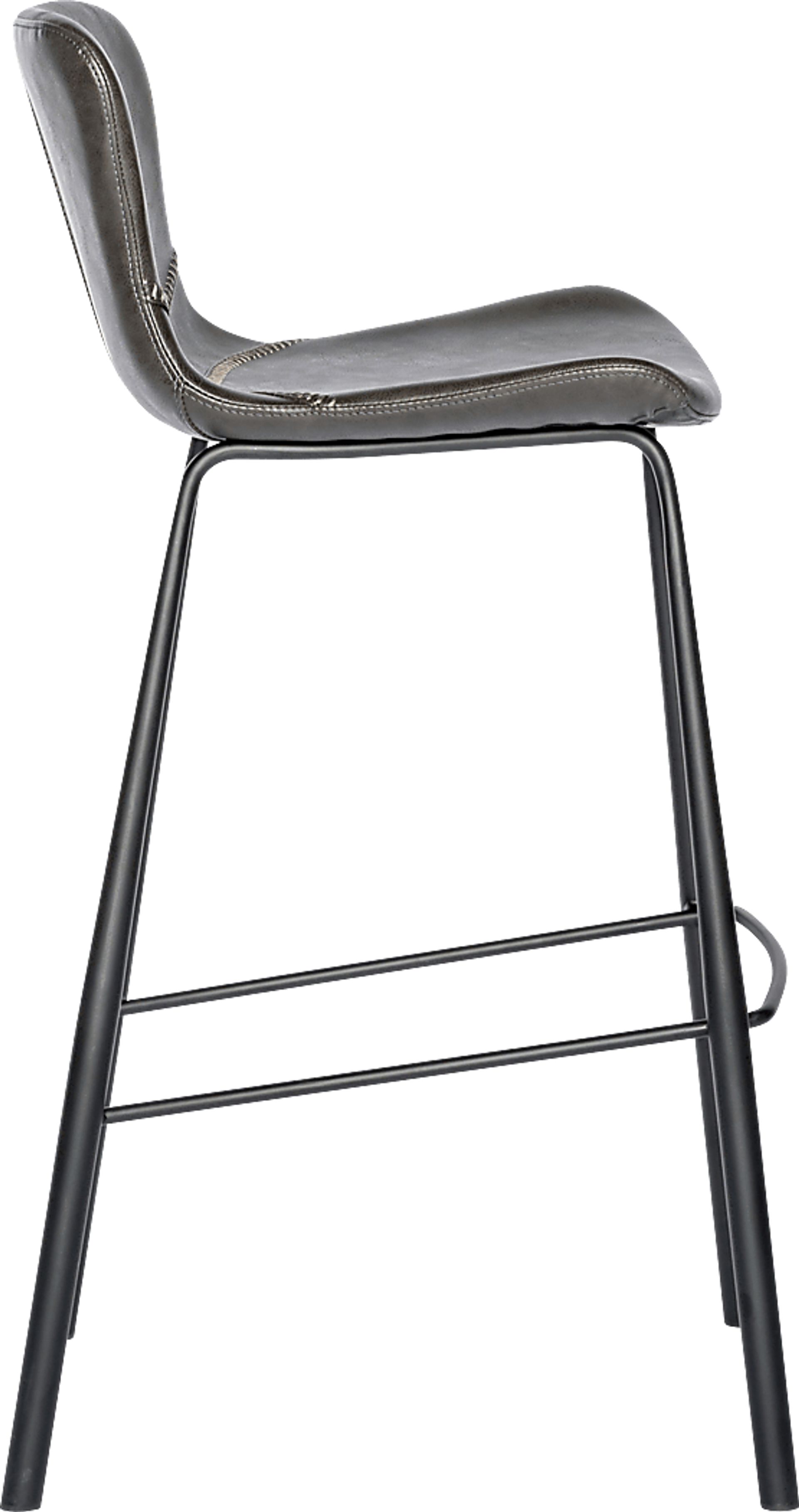 Daigle Dark Gray Barstool, Set of 2 - Image 8