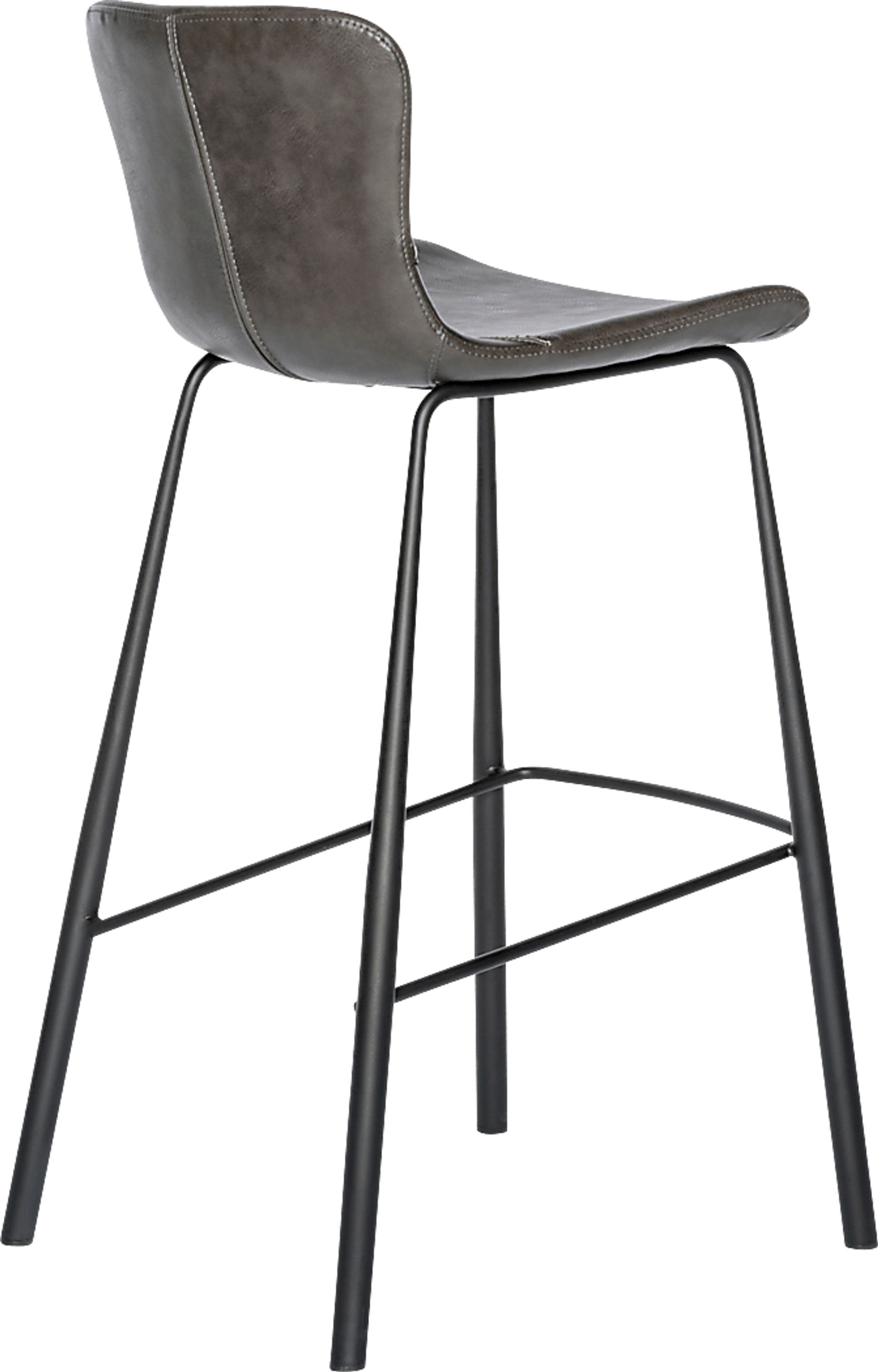 Daigle Dark Gray Barstool, Set of 2 - Image 9