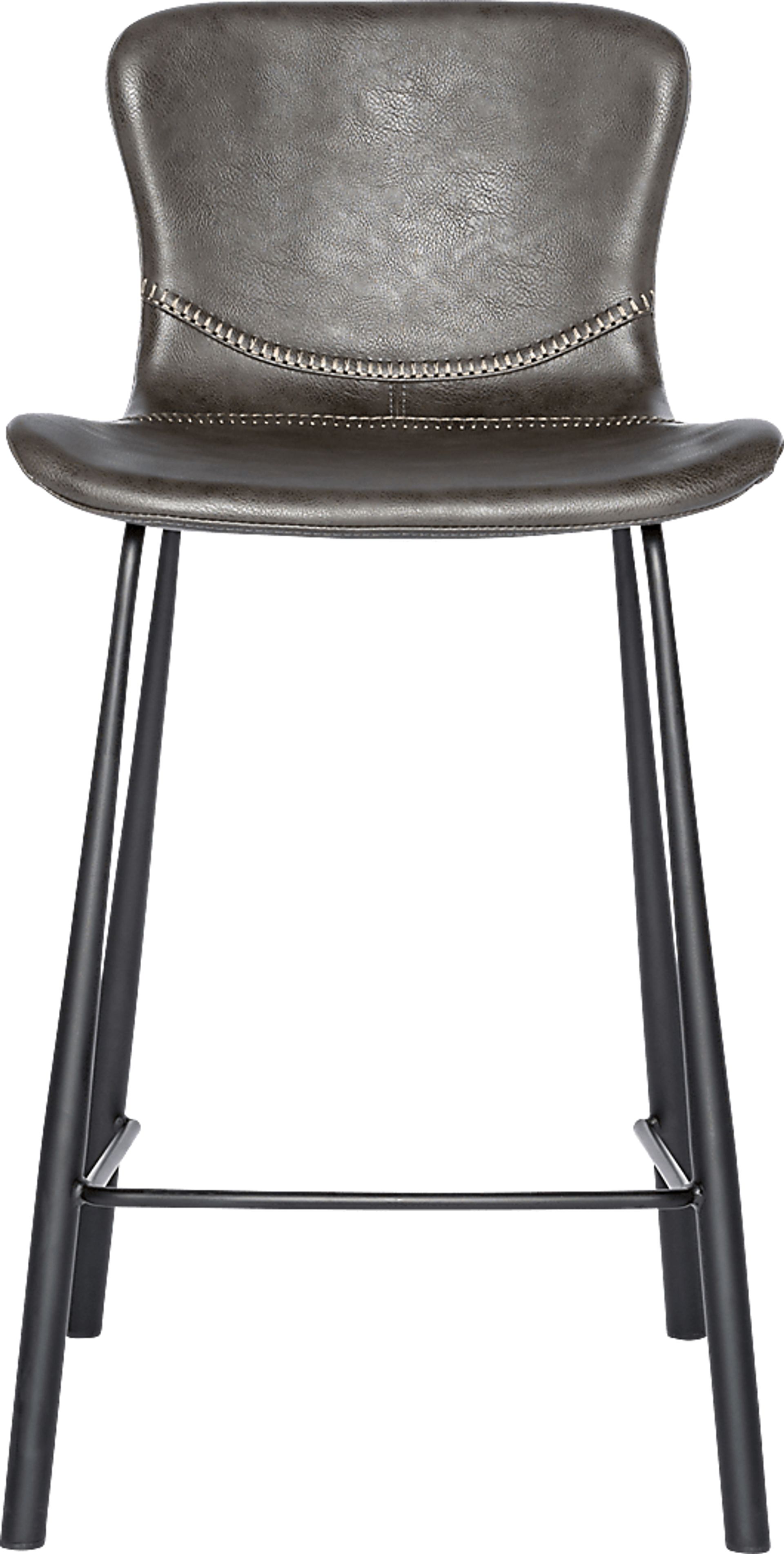 Daigle Dark Gray Counter Stool, Set of 2 - Image 4