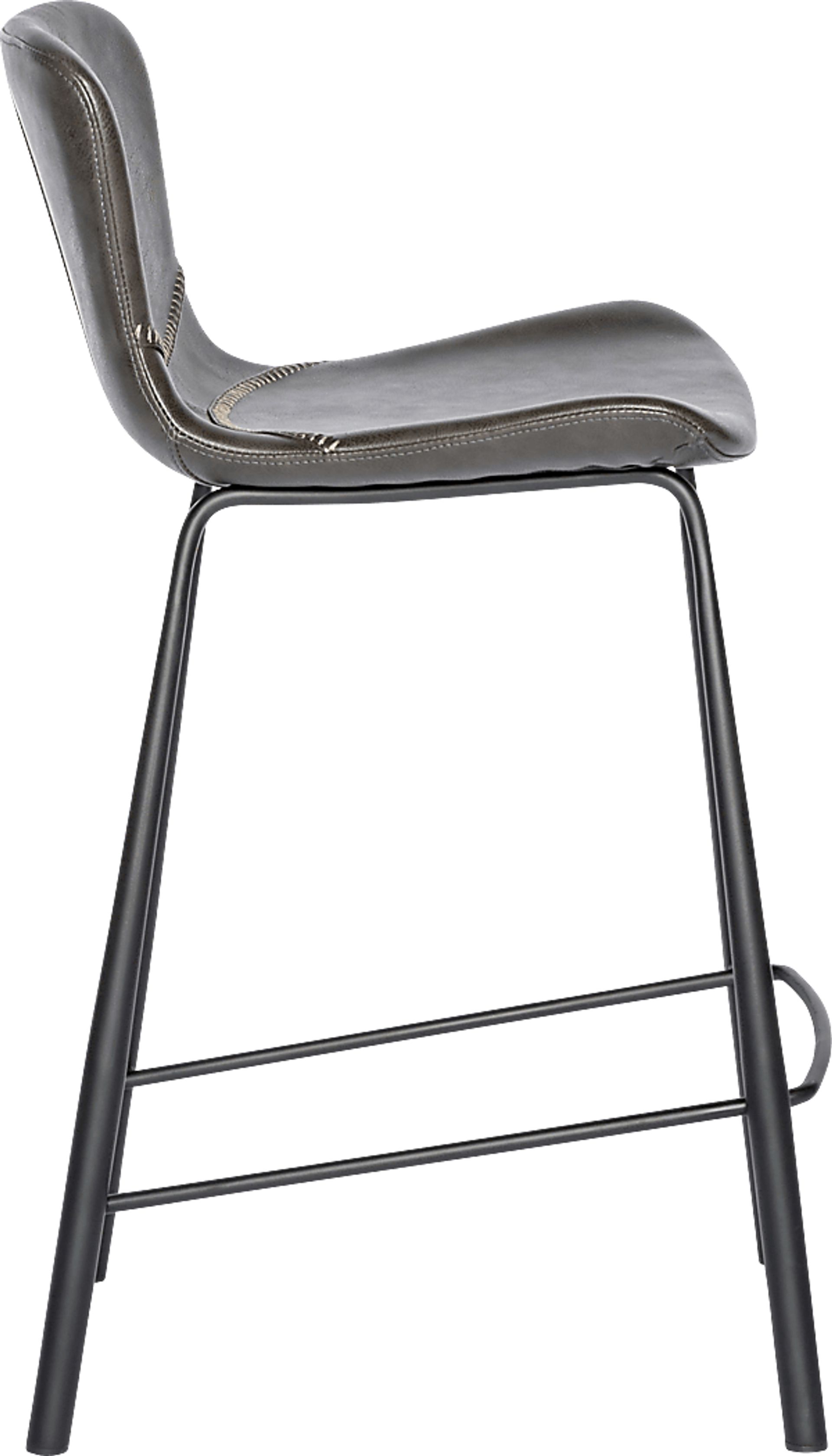 Daigle Dark Gray Counter Stool, Set of 2 - Image 6