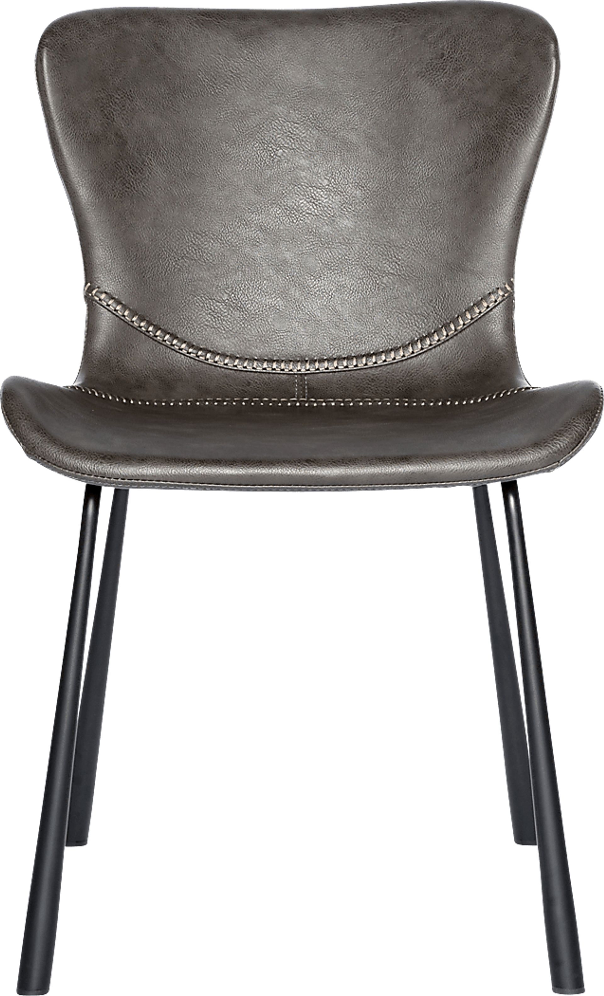 Daigle Dark Gray Dining Chair, Set of 2 - Image 3