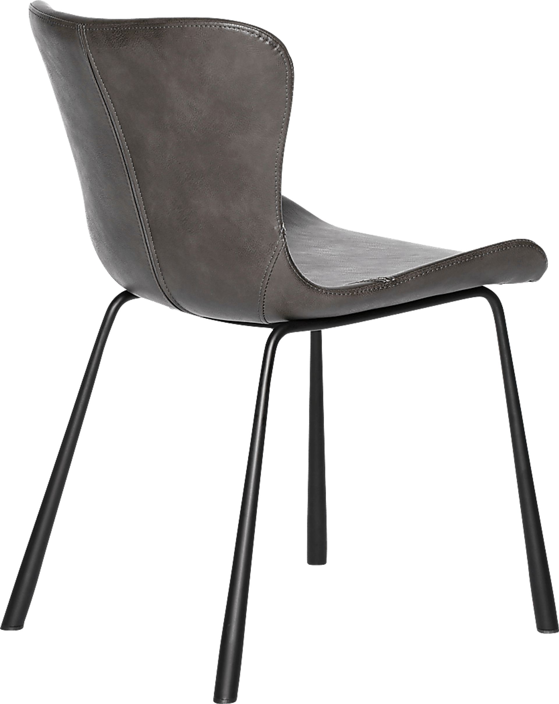 Daigle Dark Gray Dining Chair, Set of 2 - Image 6