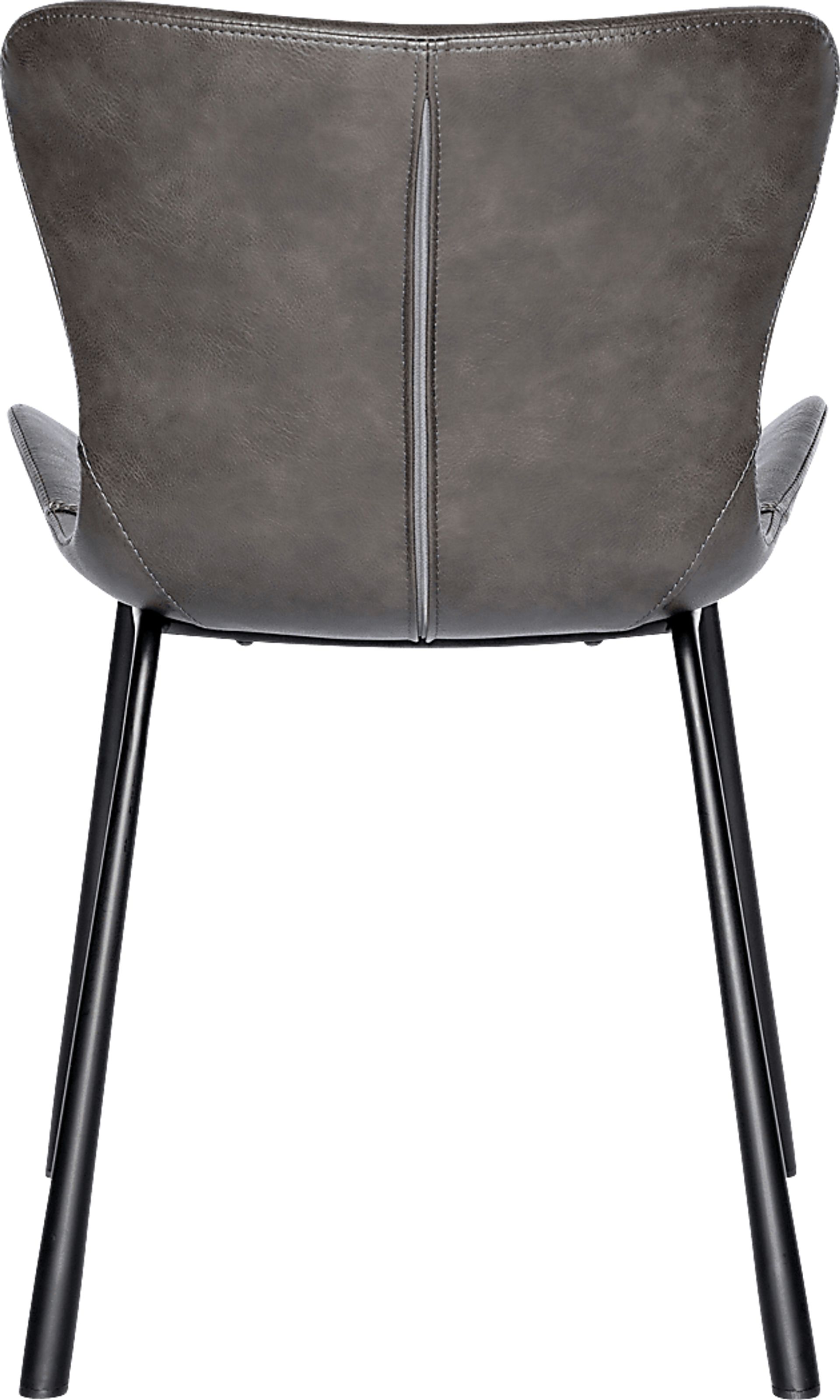 Daigle Dark Gray Dining Chair, Set of 2 - Image 7