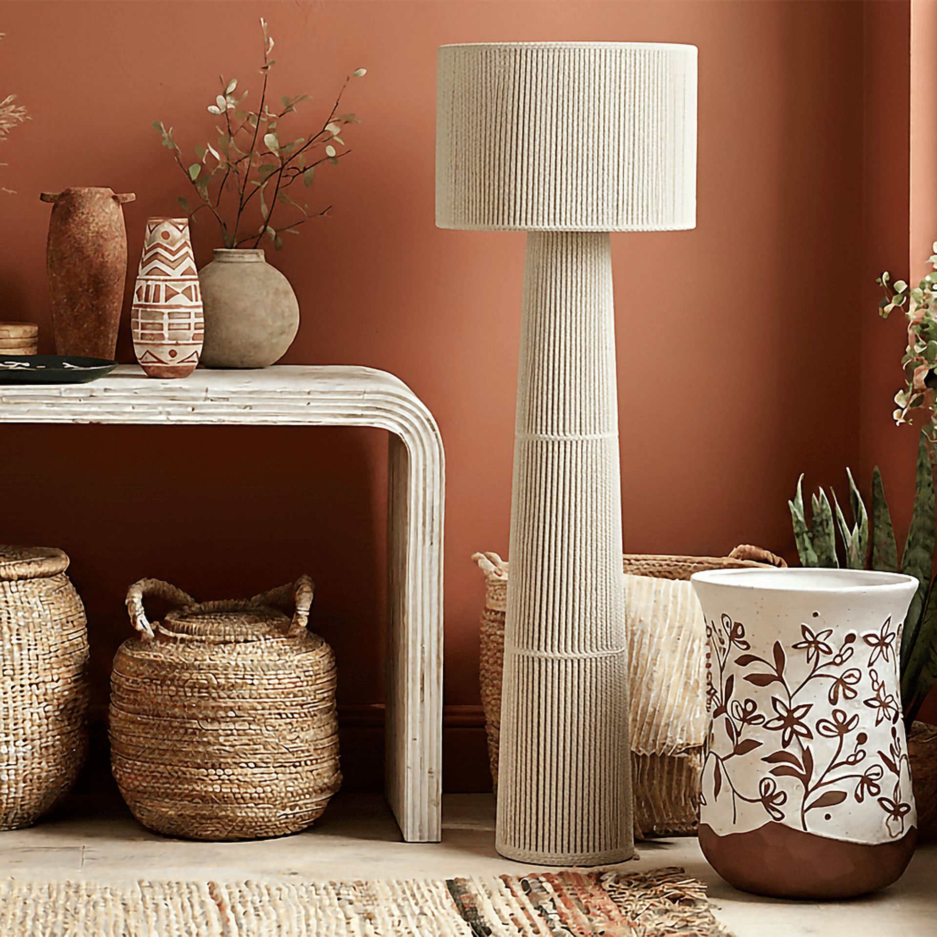 Daika Natural Floor Lamp - Image 2