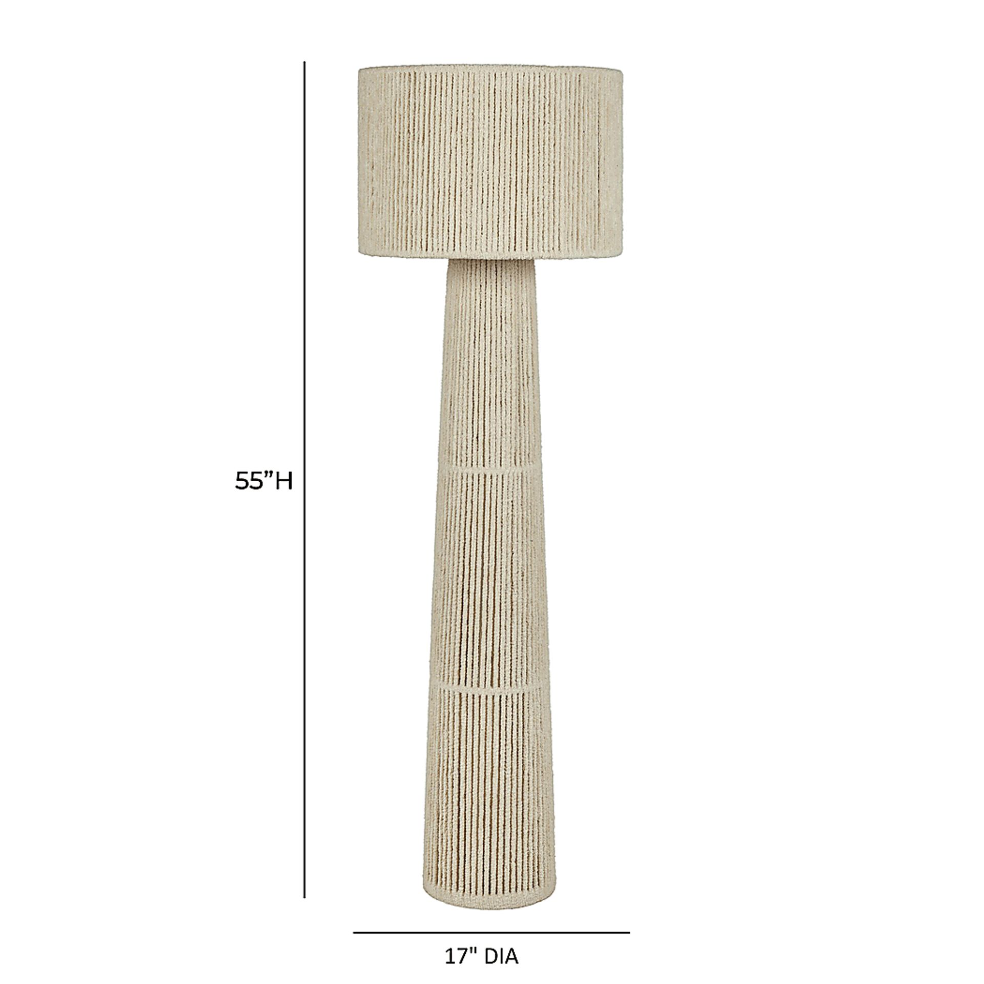 Daika Natural Floor Lamp - Image 7