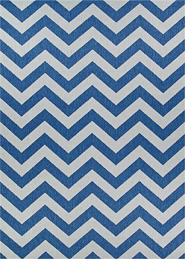 Dailon Blue 5'3 x 7'6 Indoor/Outdoor Rug - Thumbnail - Image 1