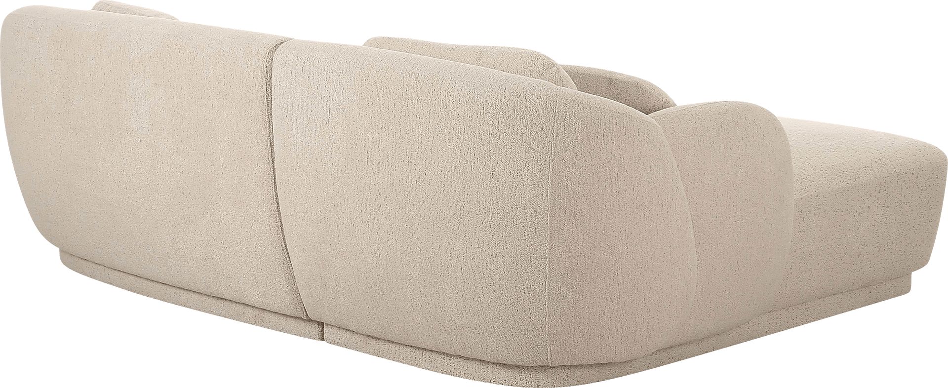 Daisylea Cream 2 Pc Left Arm Chaise Sectional - Image 5