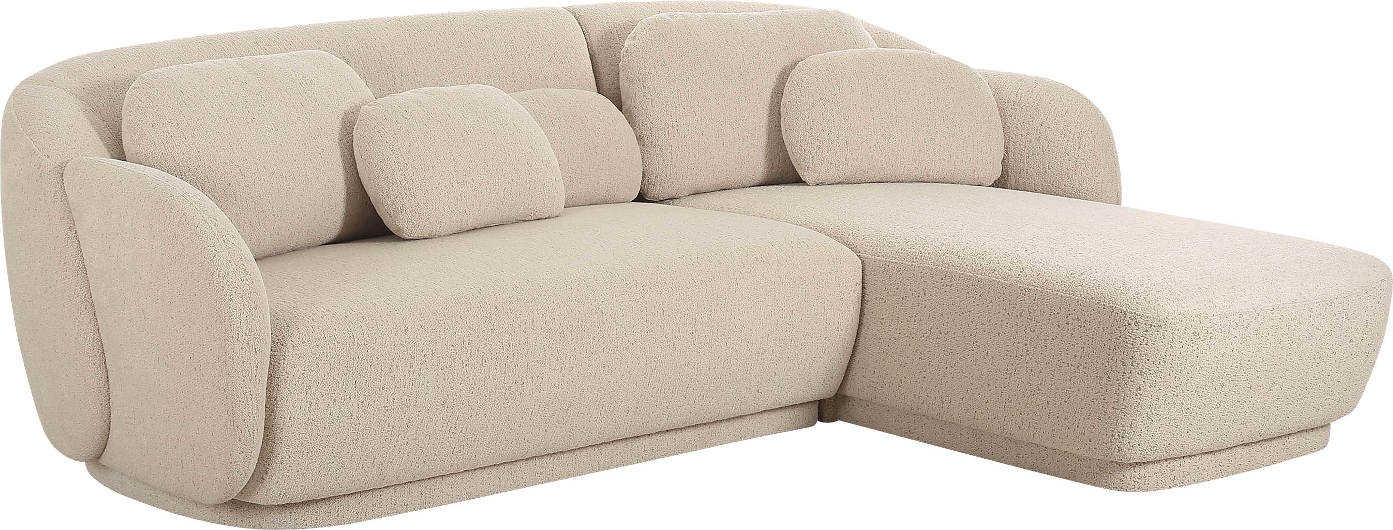Daisylea Cream 2 Pc Right Arm Chaise Sectional