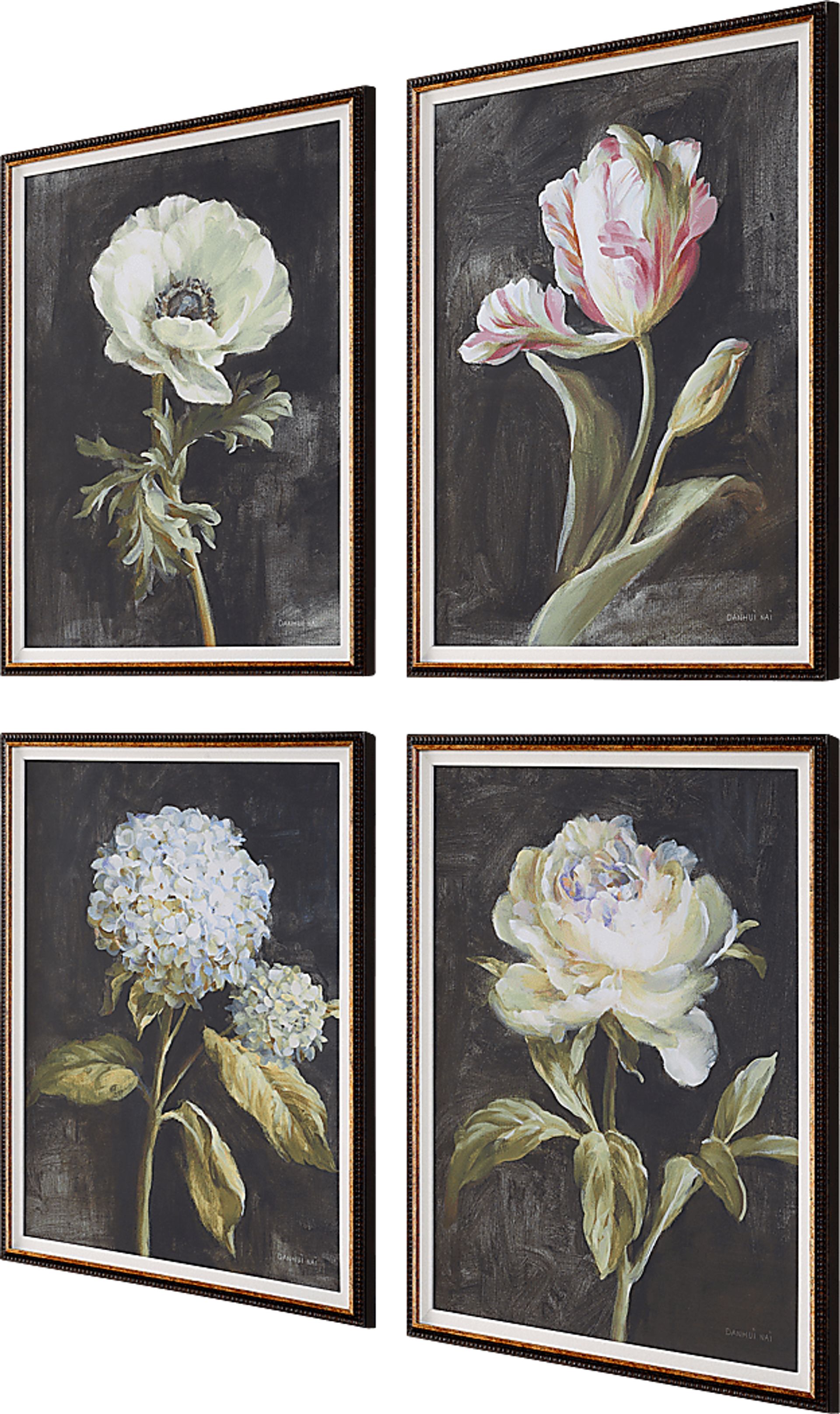 Daiva Black Artwork, Set of 4 - Image 5
