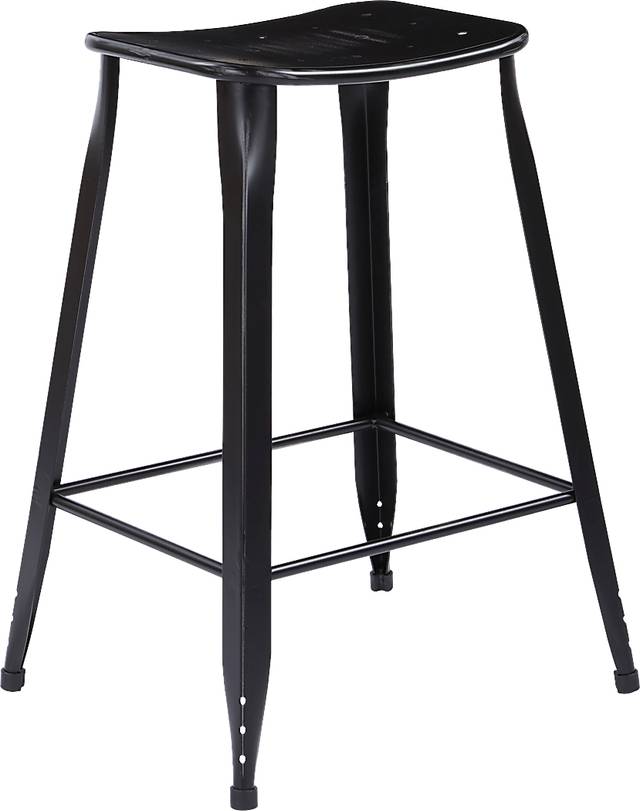 Dakin Black Counter Height Stool, Set of 4 - Thumbnail - Image 1