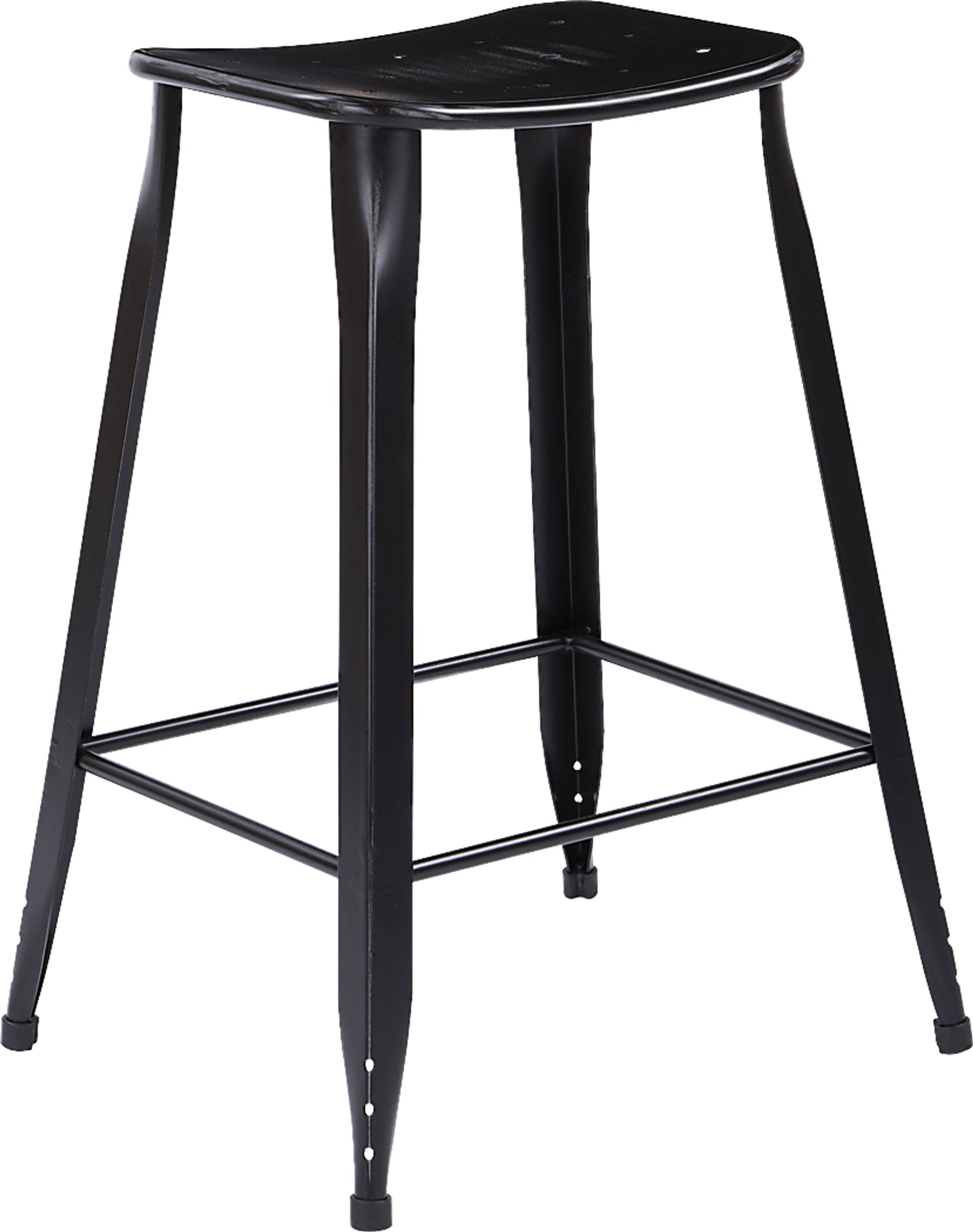 Dakin Black Counter Height Stool, Set of 4 - Image 1