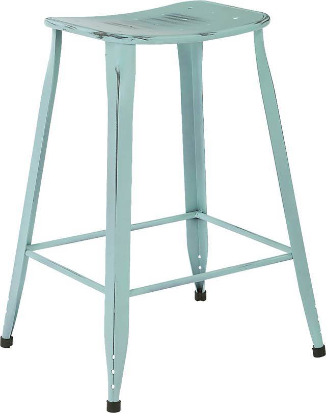 Dakin Blue Counter Height Stool (Set of 2) - Thumbnail - Image 1