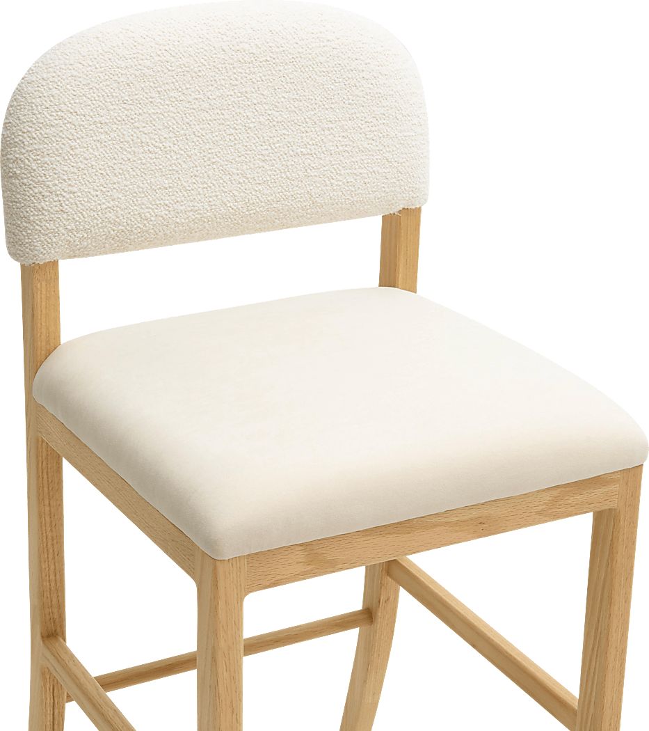 Dakotay Cream Counter Height Stool - Thumbnail 4