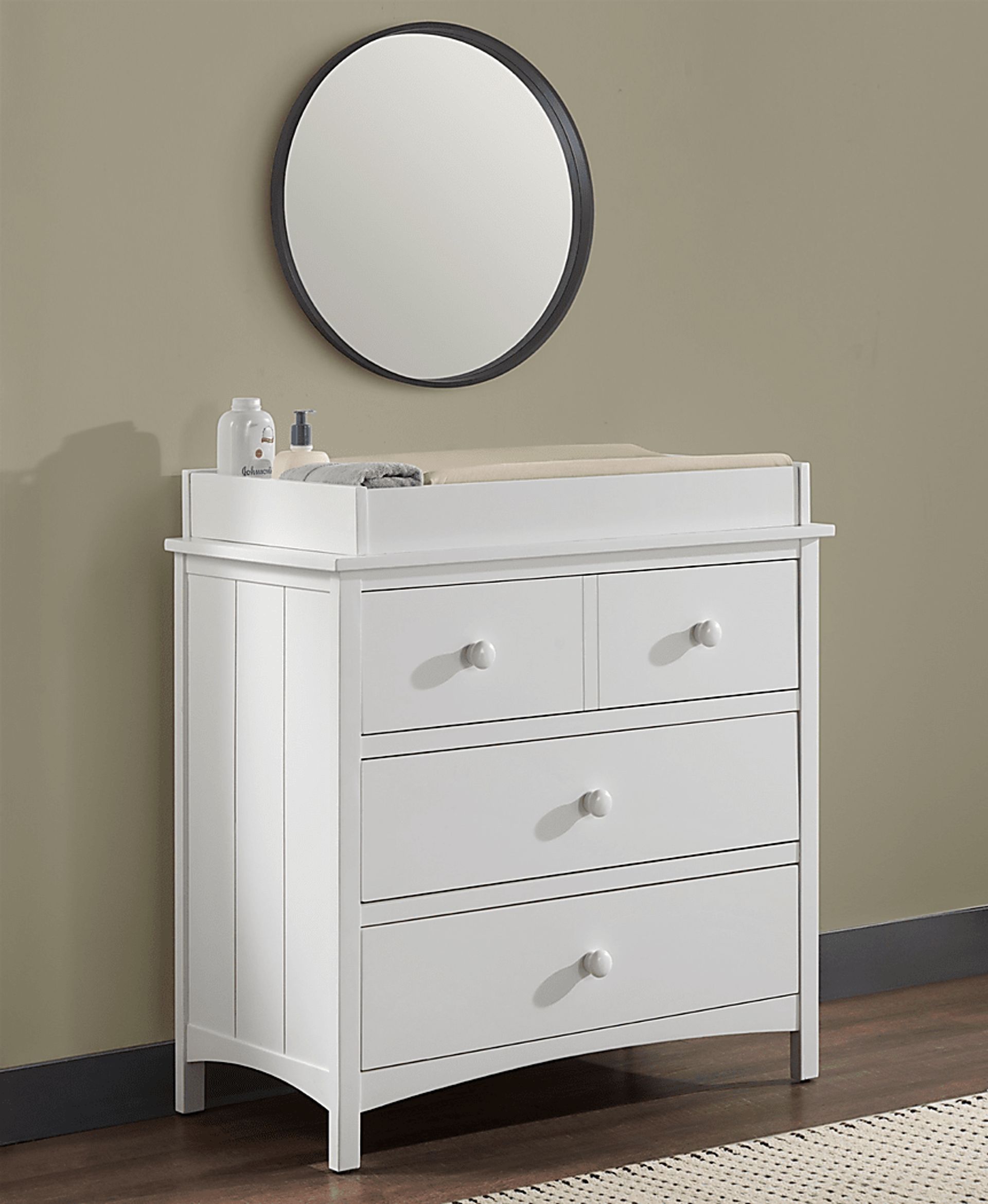 Dakson White Dresser - Image 5
