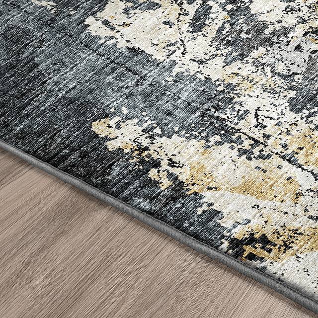 Dalamon Black 5' x 8' Rug - Thumbnail - Image 3