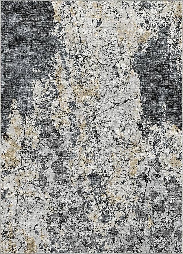 Dalamon Black 5' x 8' Rug - Thumbnail - Image 1