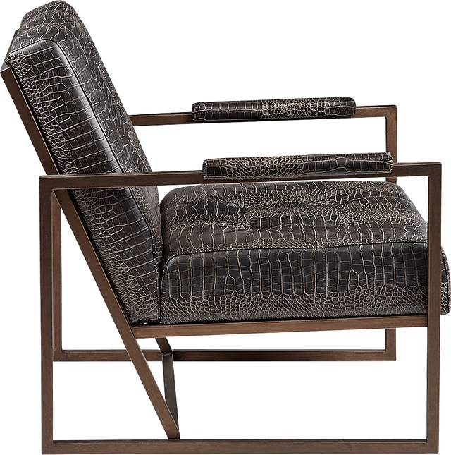 Dalark Brown Accent Chair - Thumbnail - Image 2