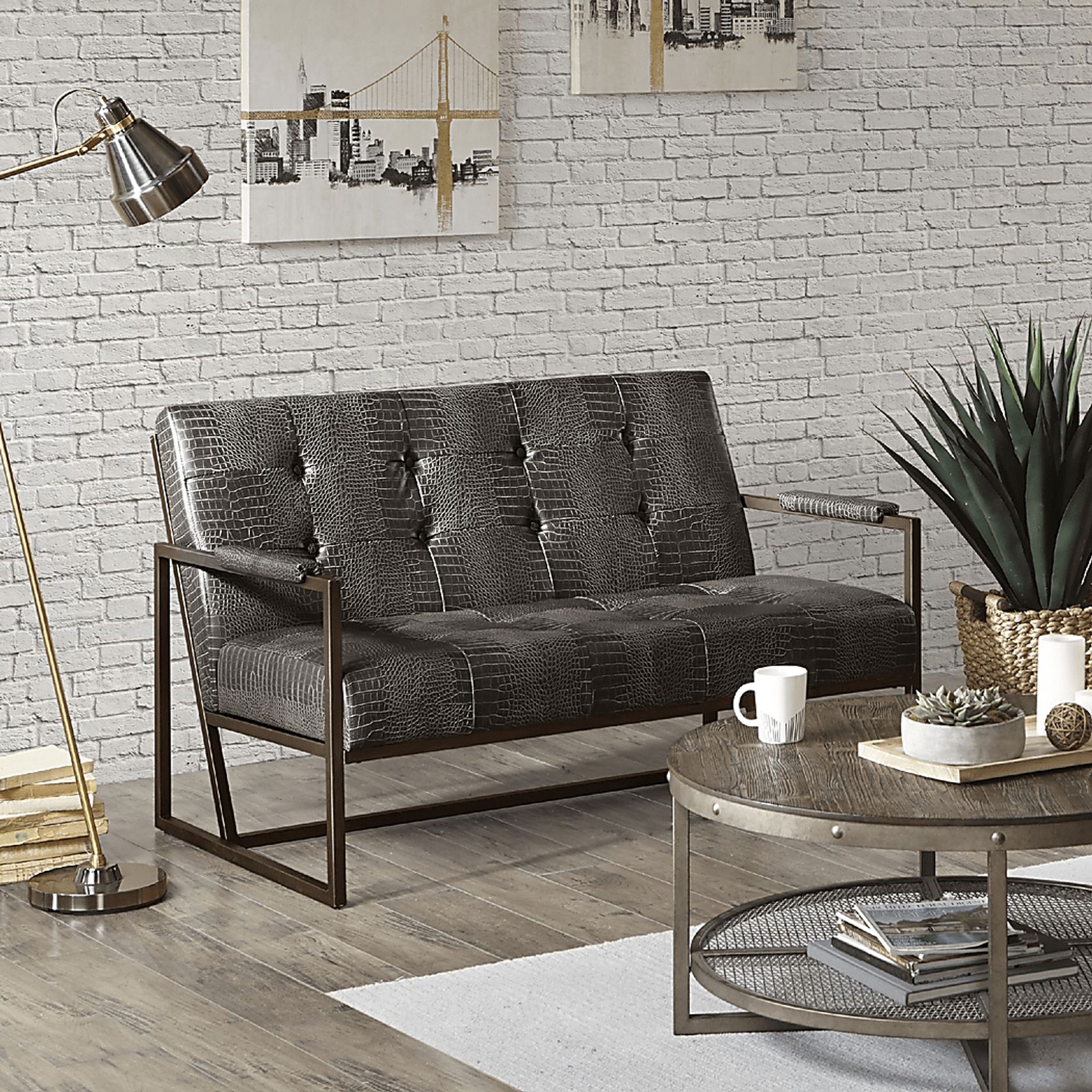 Dalark Chocolate Settee - Image 6