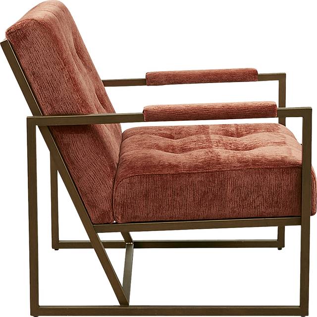 Dalark Red Accent Chair - Thumbnail - Image 3