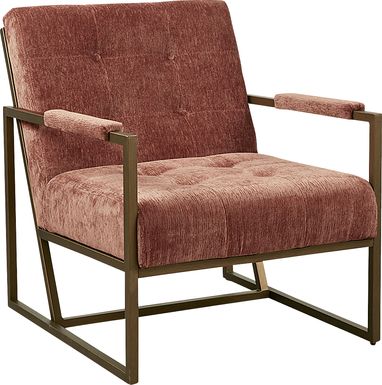 Dalark Red Accent Chair