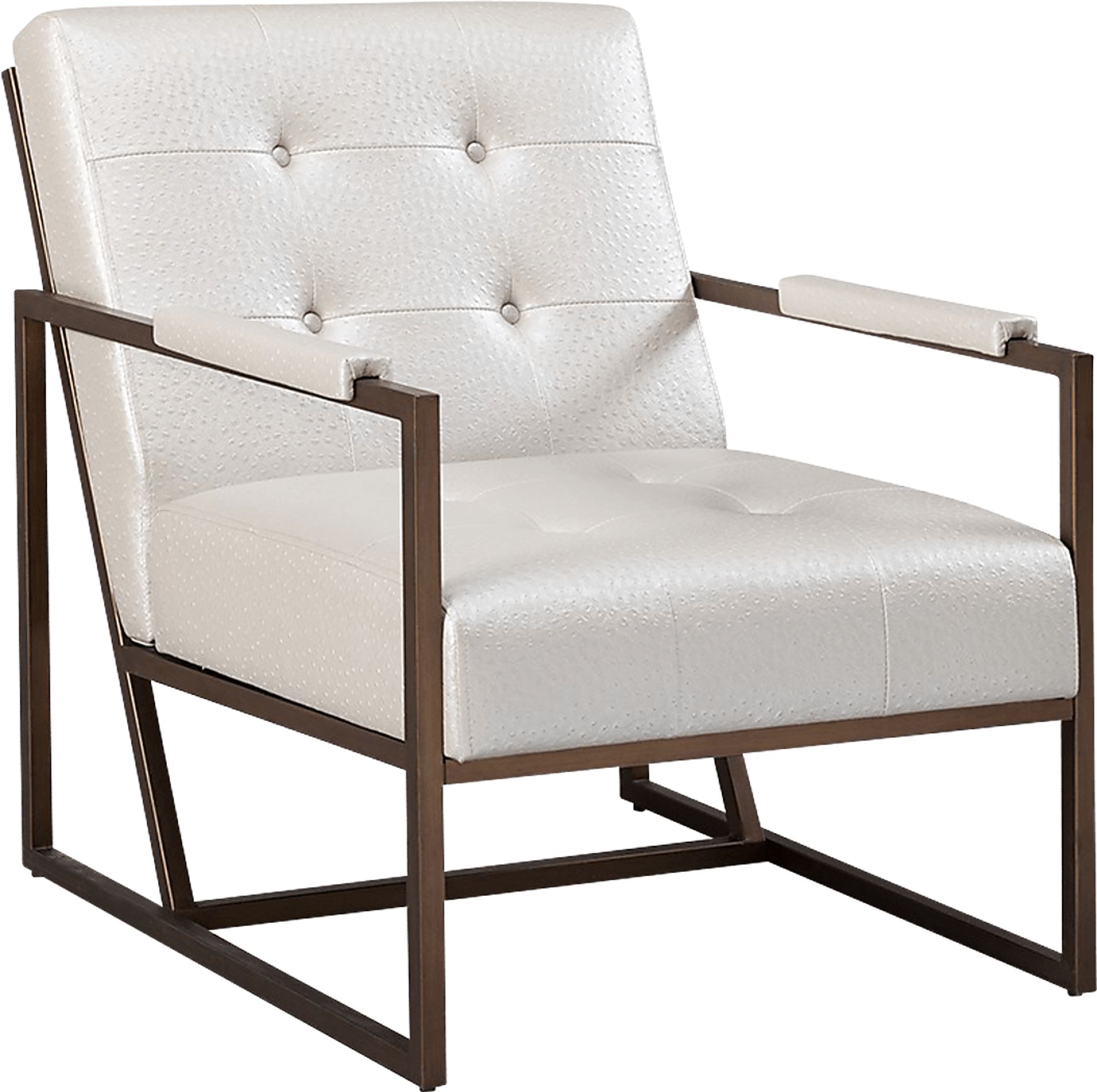 Dalark White Accent Chair - Image 1