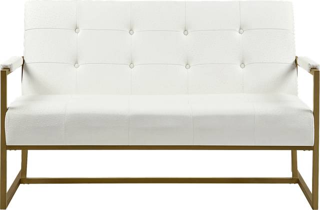 Dalark White Settee - Thumbnail - Image 2
