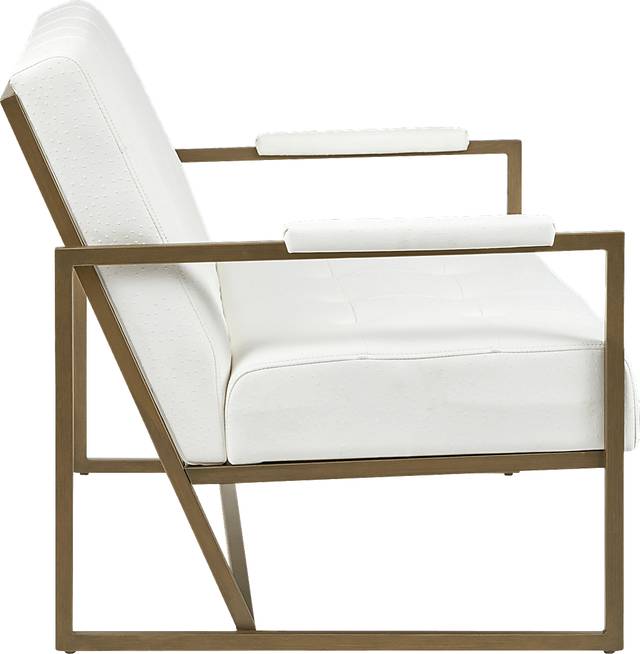 Dalark White Settee - Thumbnail - Image 3