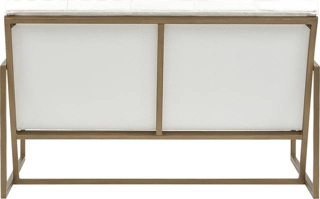 Dalark White Settee - Thumbnail - Image 4