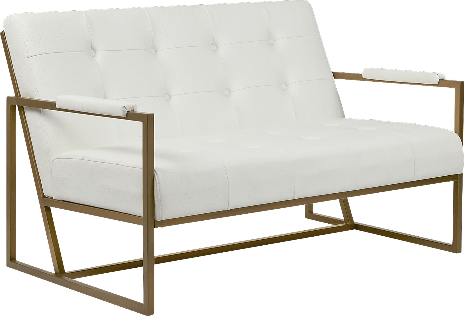 Dalark White Settee - Image 1