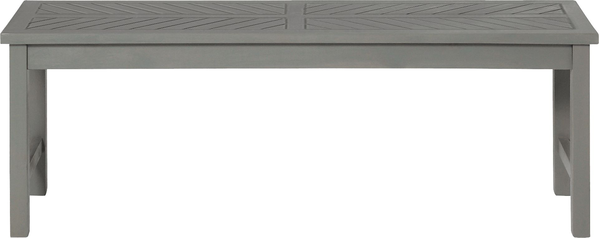 Dalea Gray Outdoor Accent Bench - Image 2