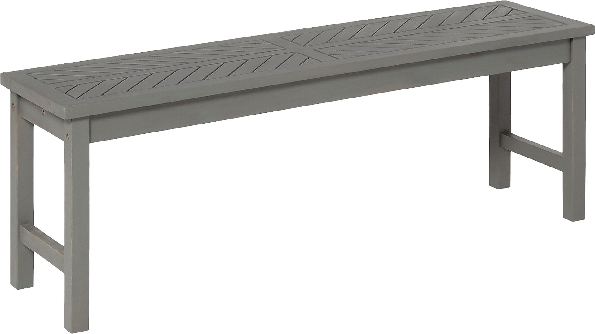 Dalea Gray Outdoor Accent Bench - Image 1