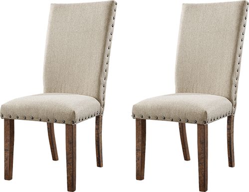 Dalelagoon Cream Side Chair, Set of 2