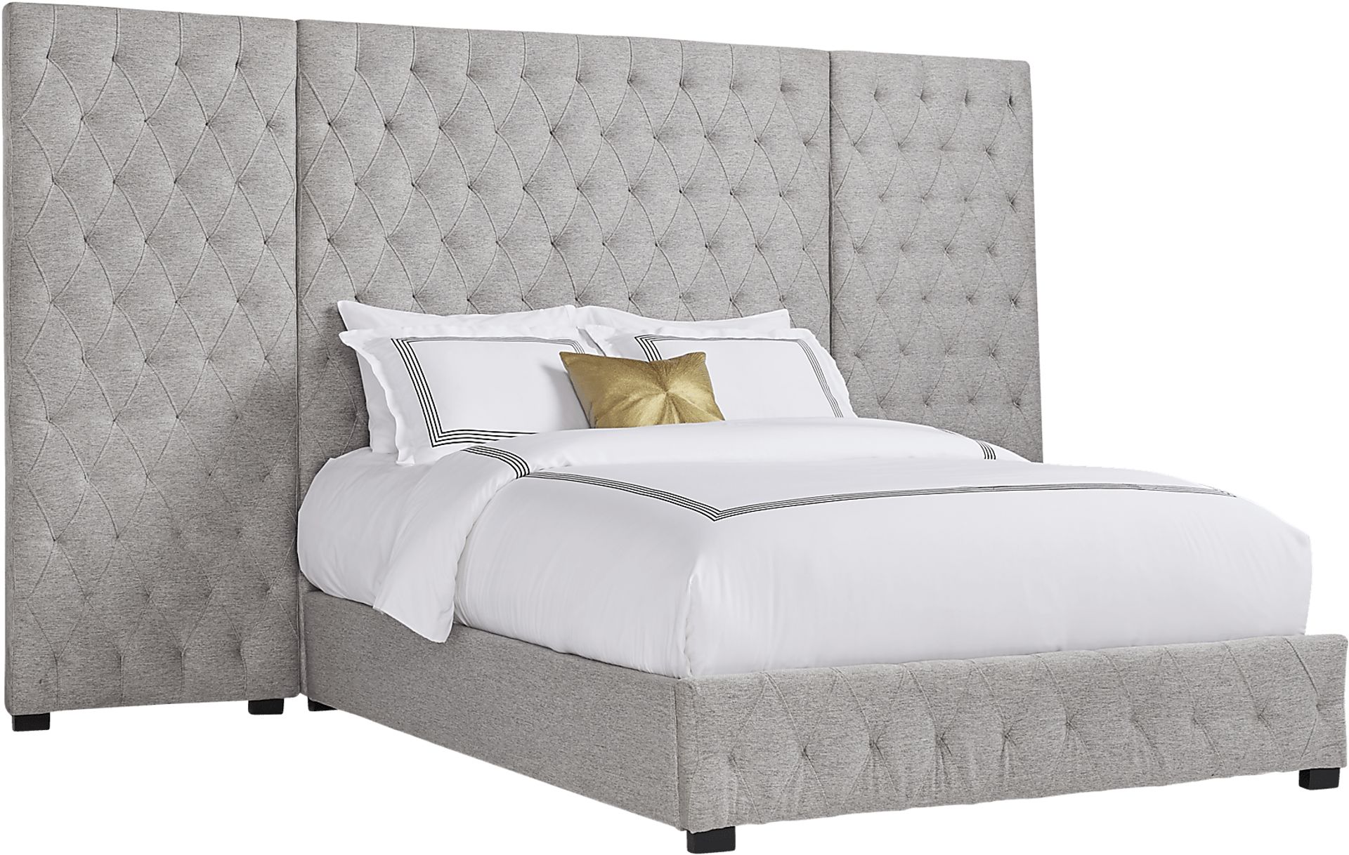 Park Slope White 7 Pc Queen Bedroom with Wall Bed - Image 3