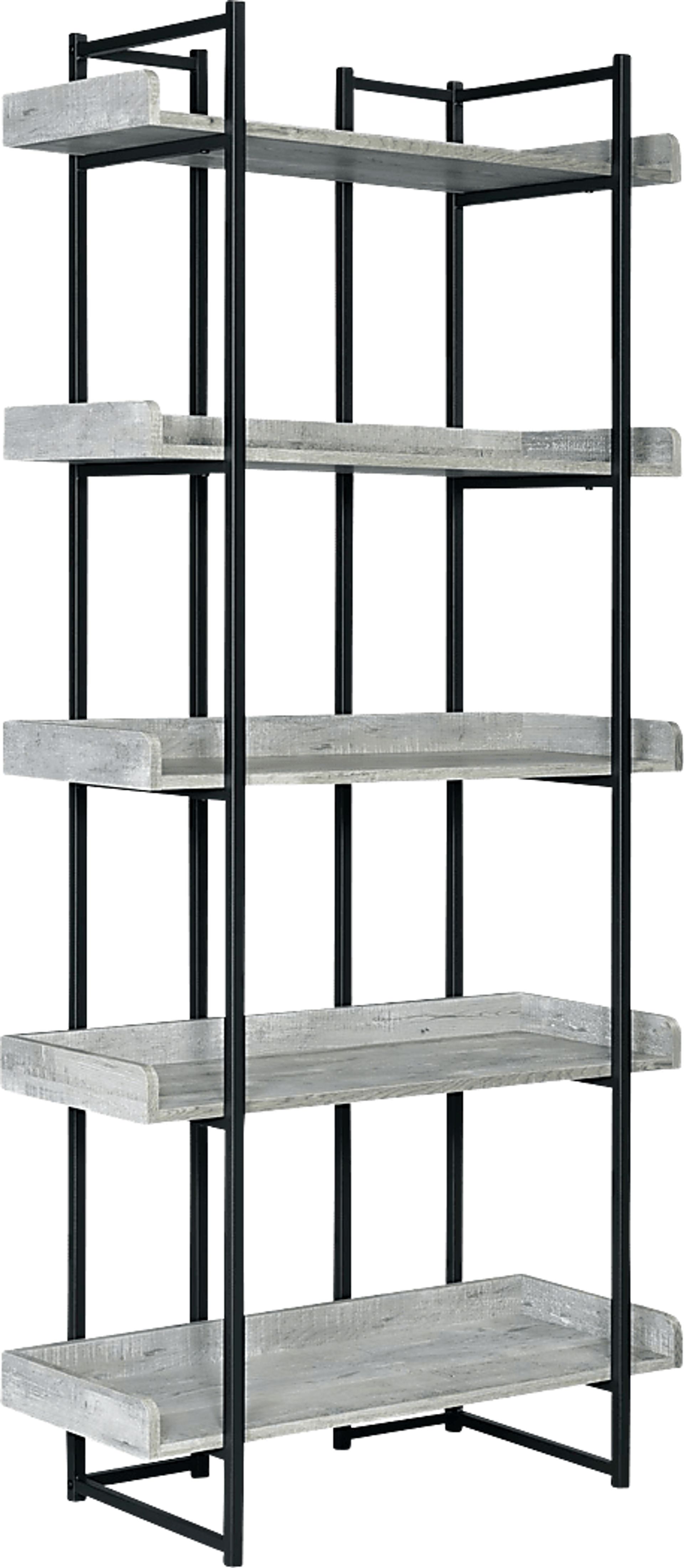 Dalisa Gray Bookcase - Image 1