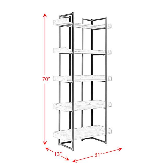 Dalisa Oak Bookcase - Thumbnail - Image 7
