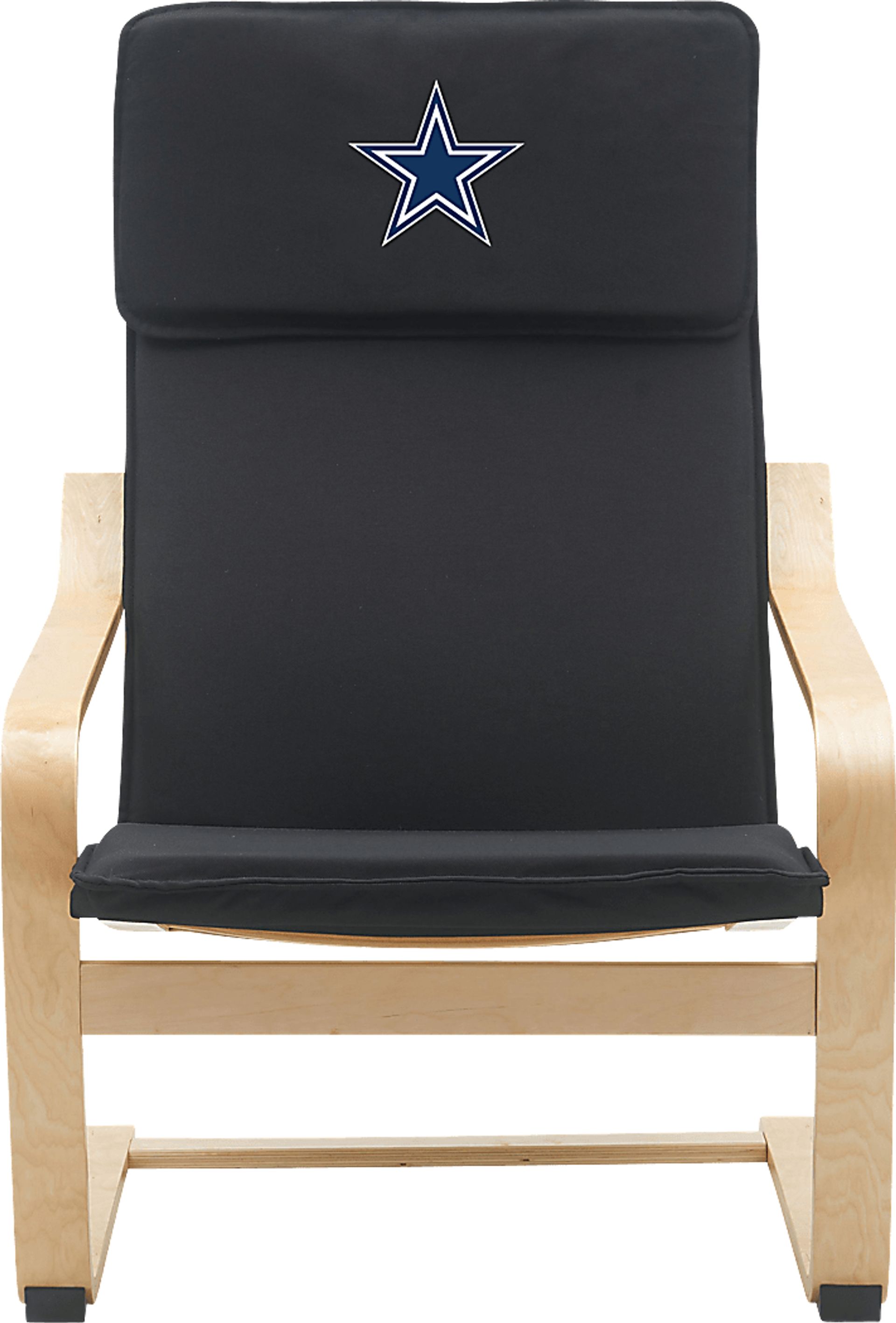 Dallas Cowboys Black Accent Chair - Image 3