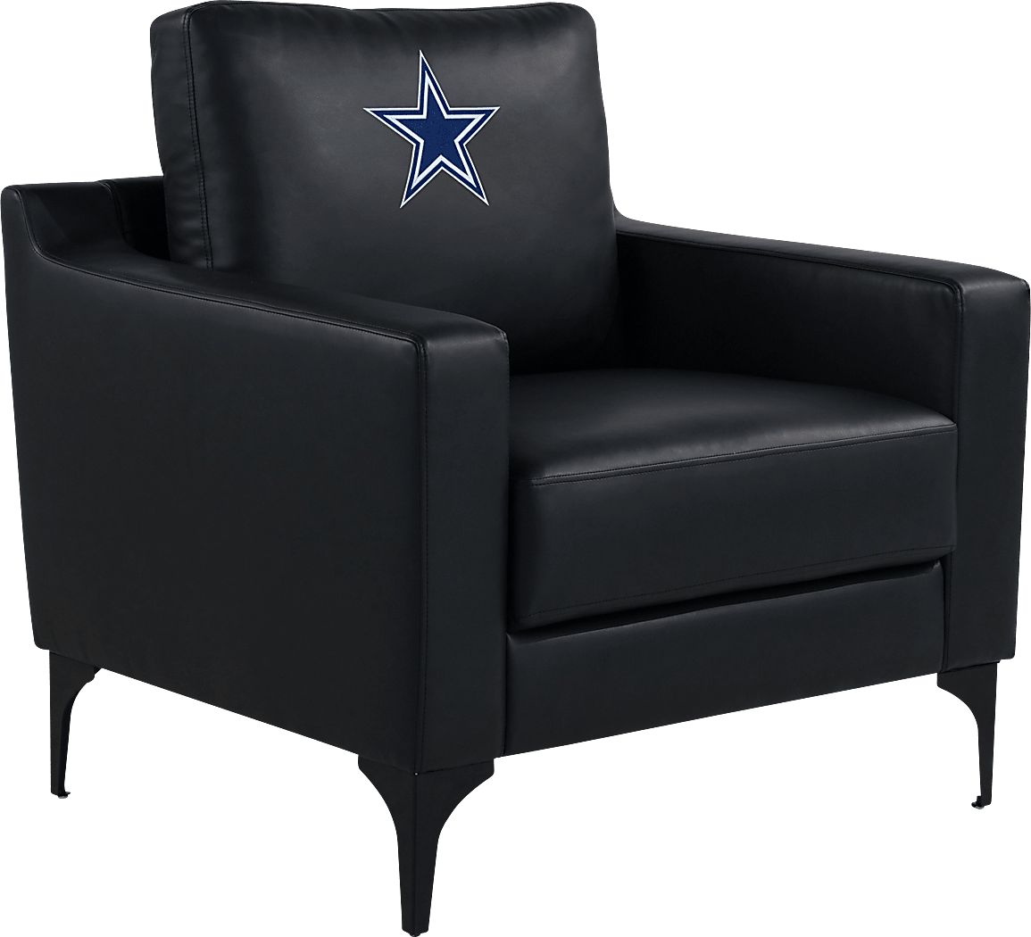 Nfl Game Day Chair Blue,Silver Blue,Gray Accent | Rooms to Go
