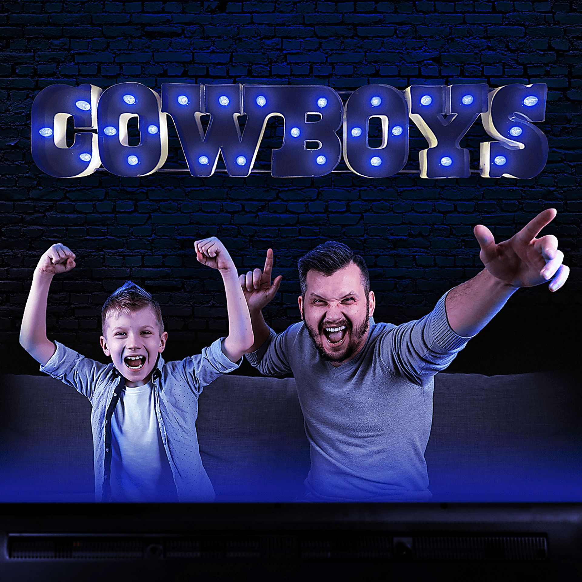 Dallas Cowboys Blue Metal Wall Decor - Image 5