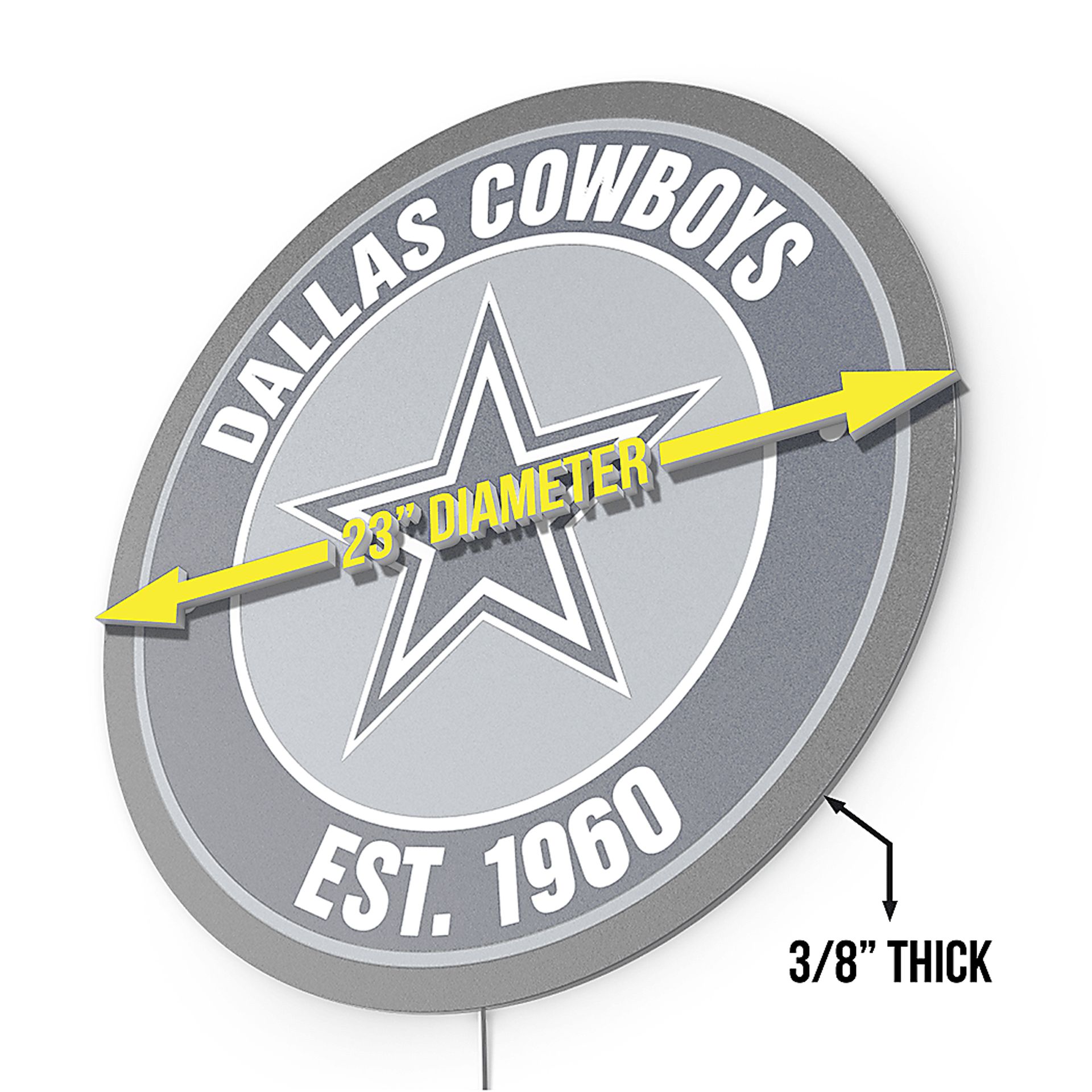 Dallas Cowboys LED Wall Decor - Image 7