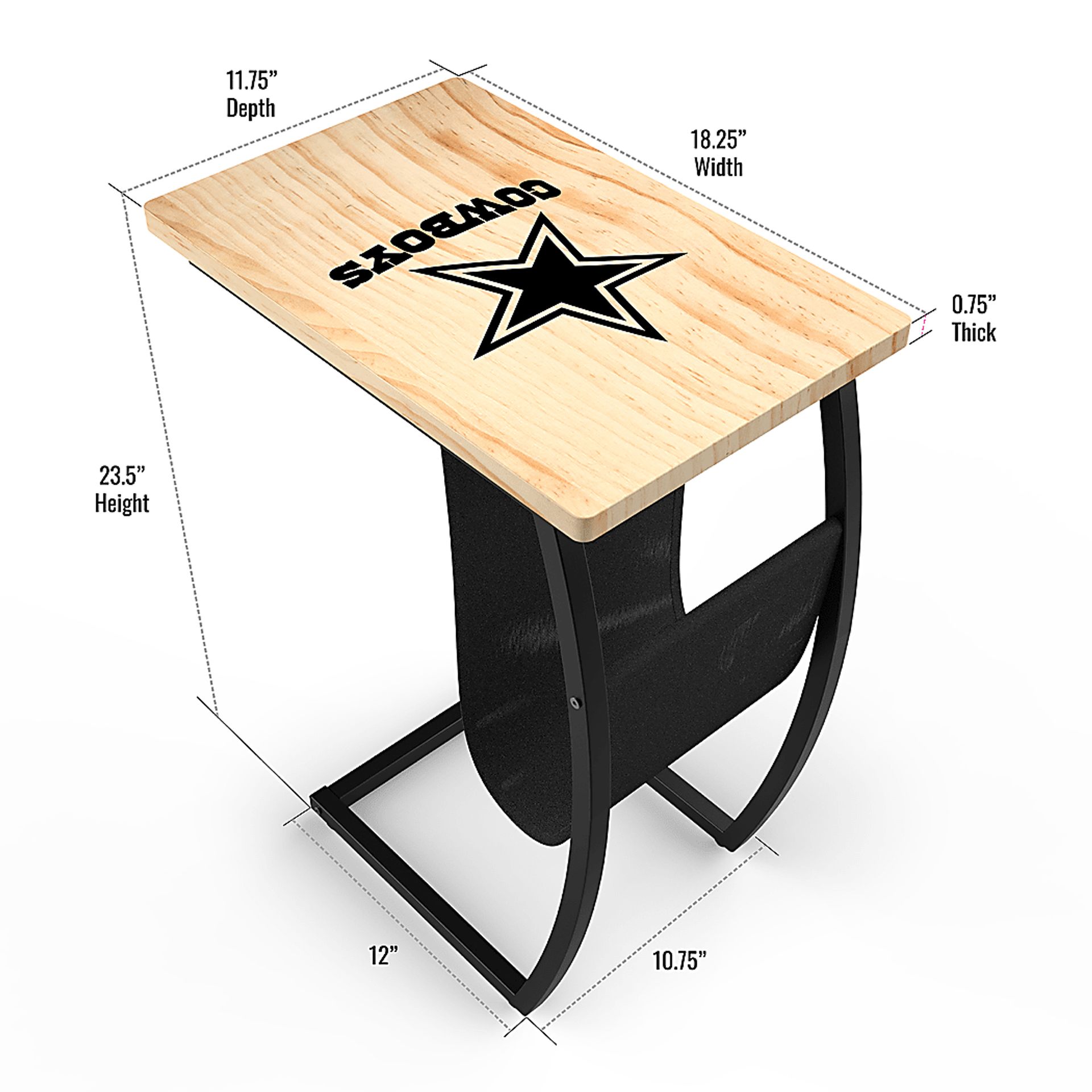 Dallas Cowboys Side Table - Image 5
