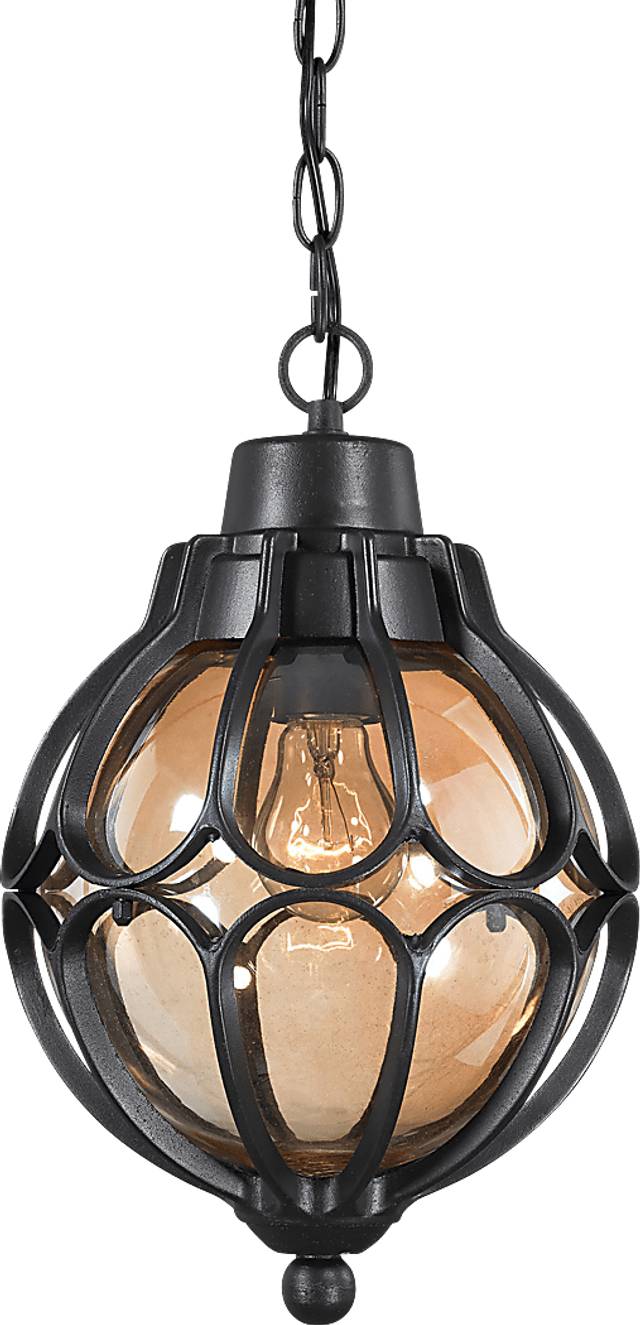Dallerton Black Outdoor Chandelier - Thumbnail - Image 1