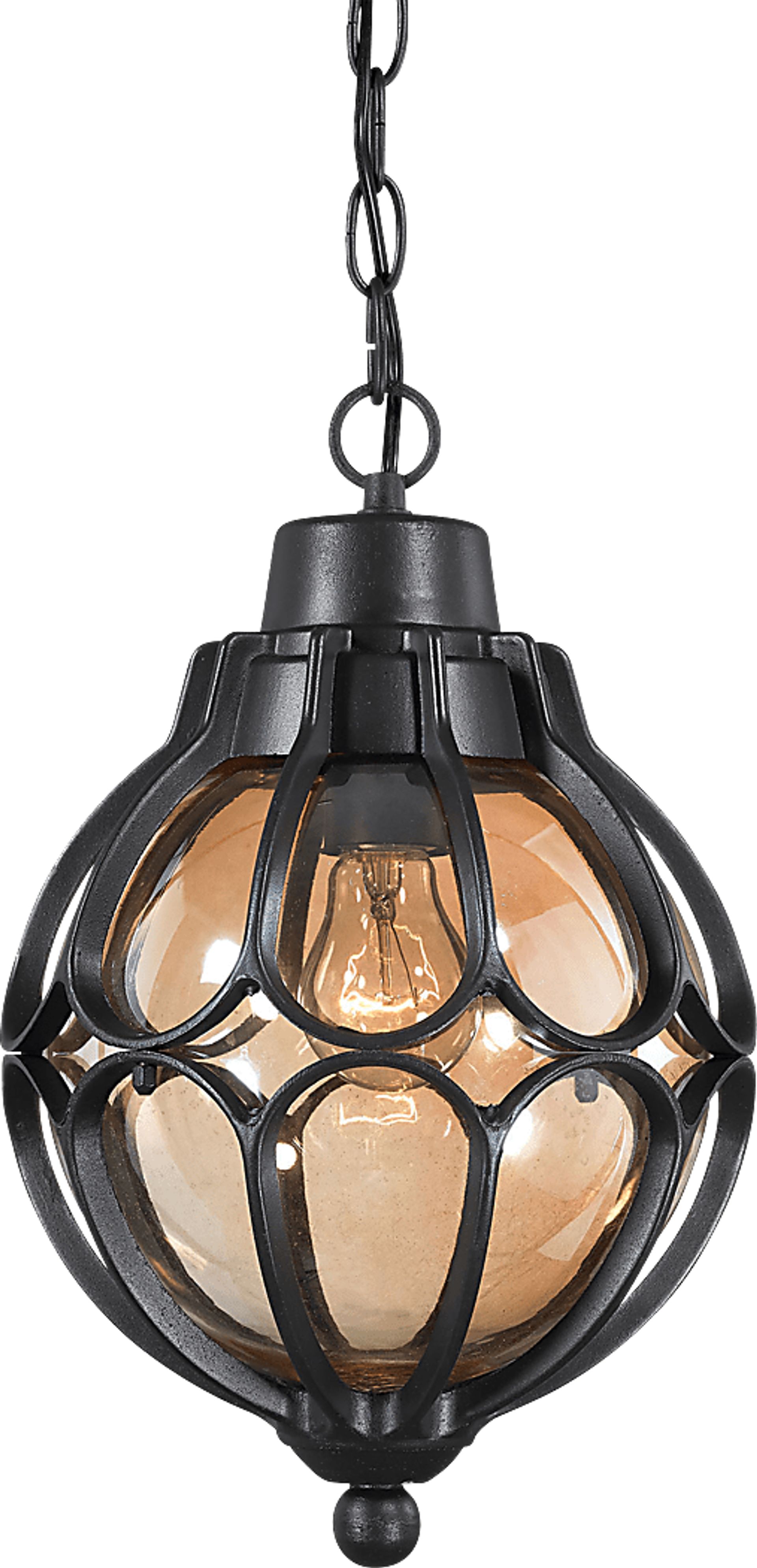 Dallerton Black Outdoor Chandelier - Image 1