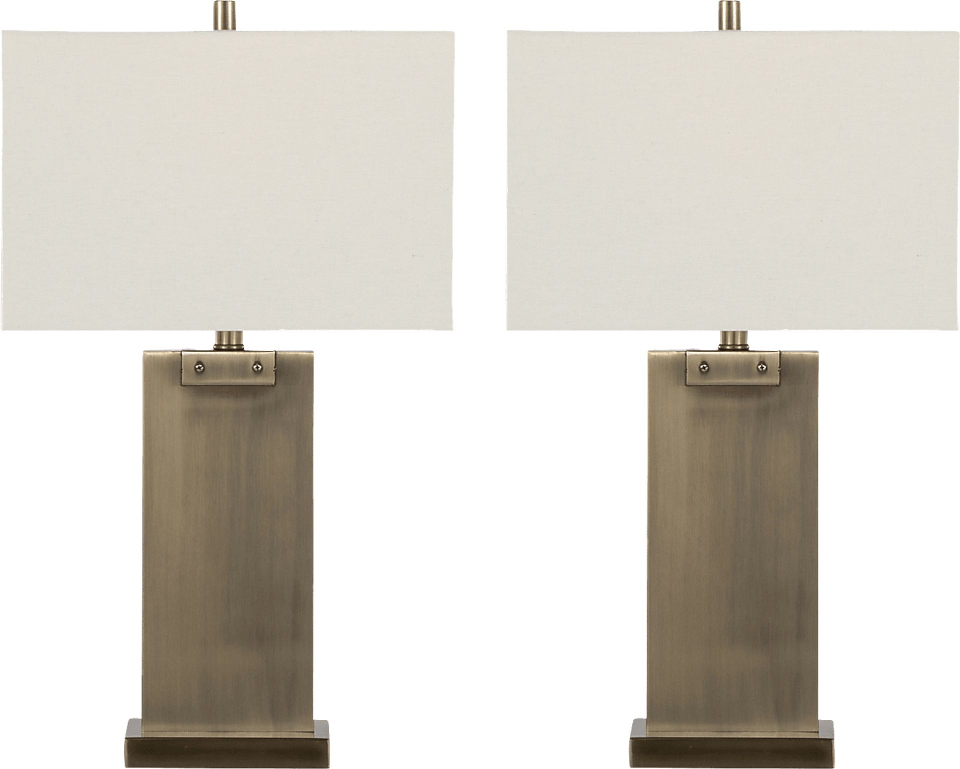 Dalliotte Hollow Brass Lamp, Set of 2 - Image 1