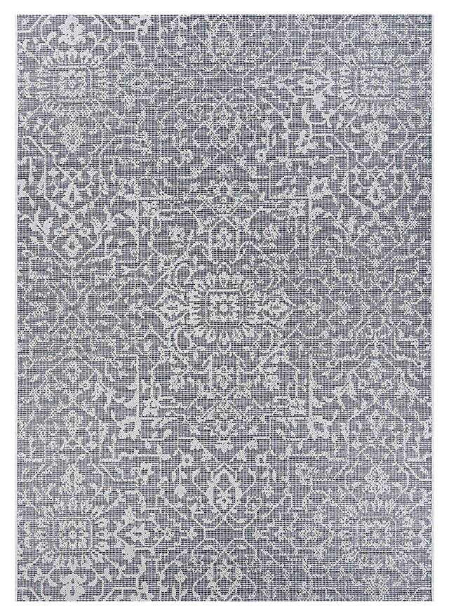 Dalmally Gray 7'6 x 10'9 Indoor/Outdoor Rug - Thumbnail - Image 1